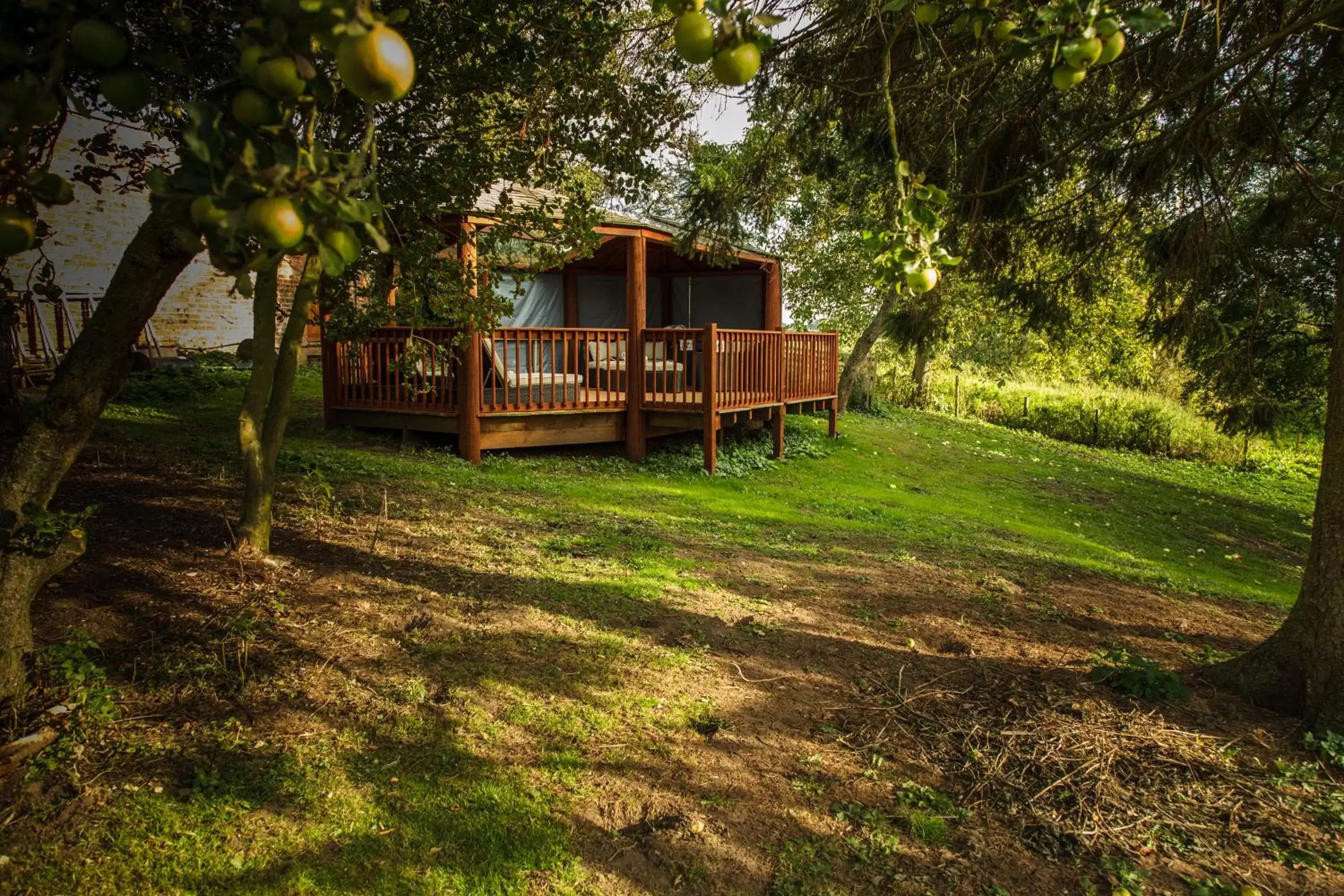 Garden, Property Building in Newsham Grange Farm