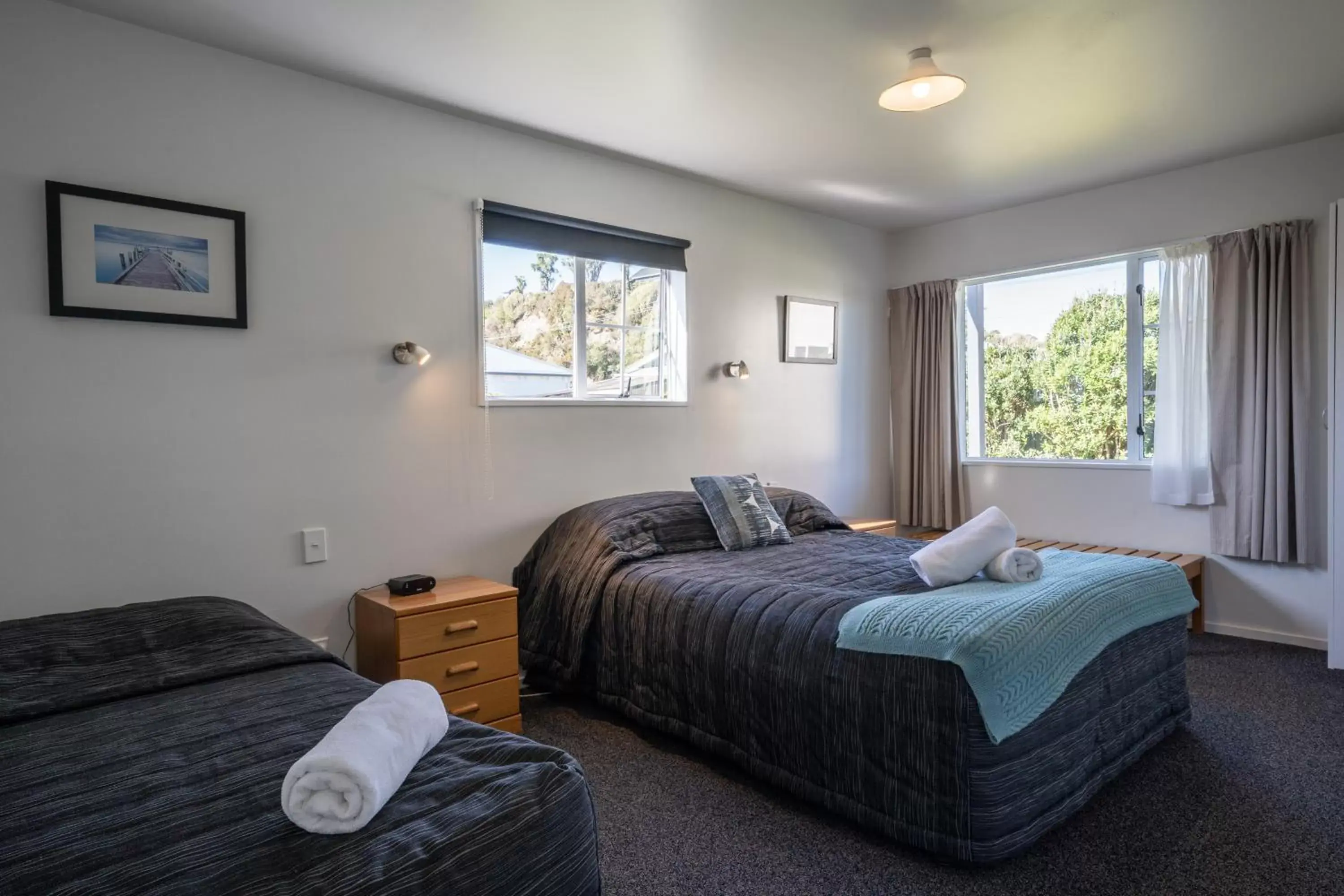 Bed in Fitzherbert Court Motel