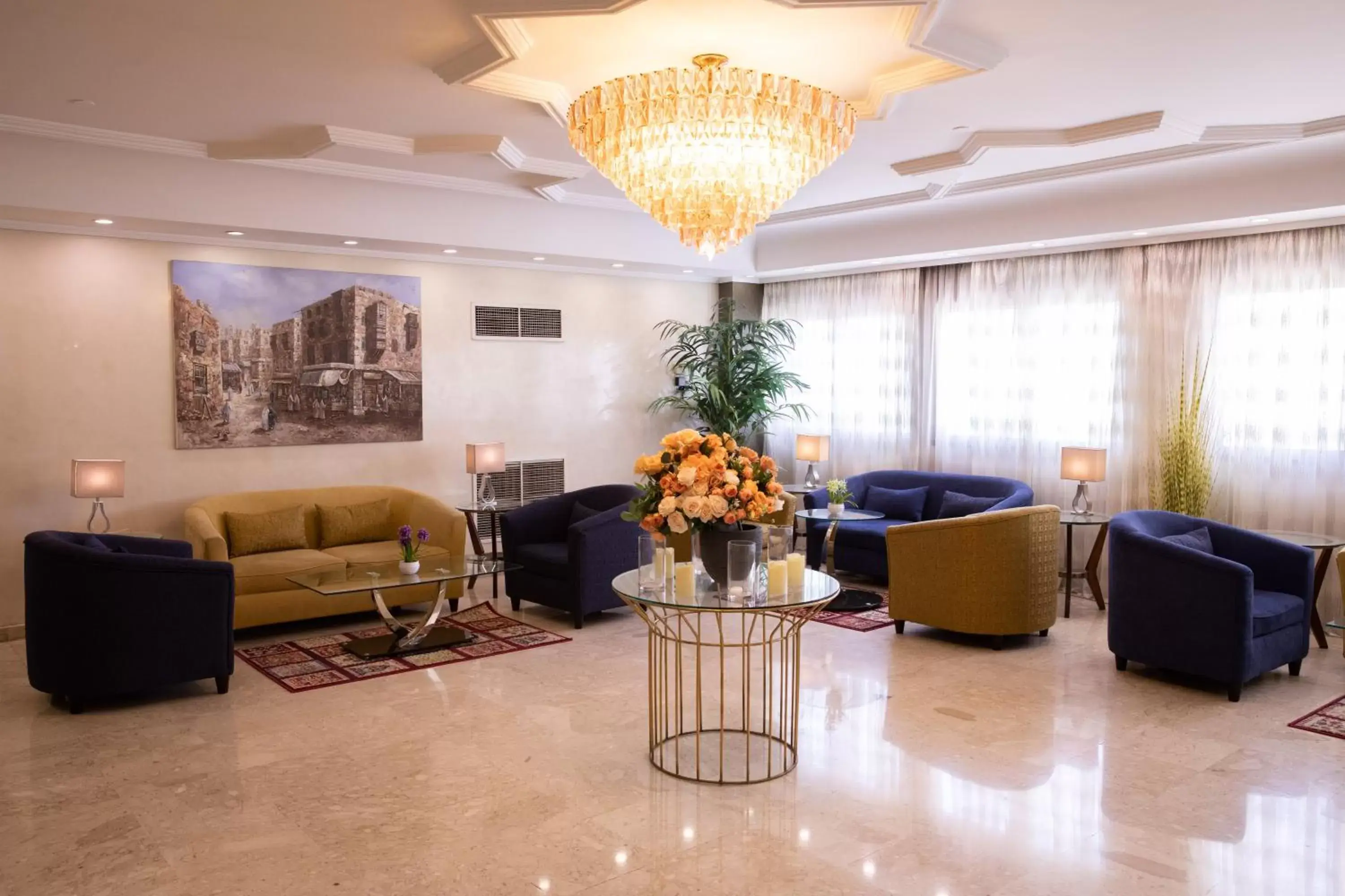 Seating area, Lobby/Reception in Al Hyatt Jeddah Continental Hotel