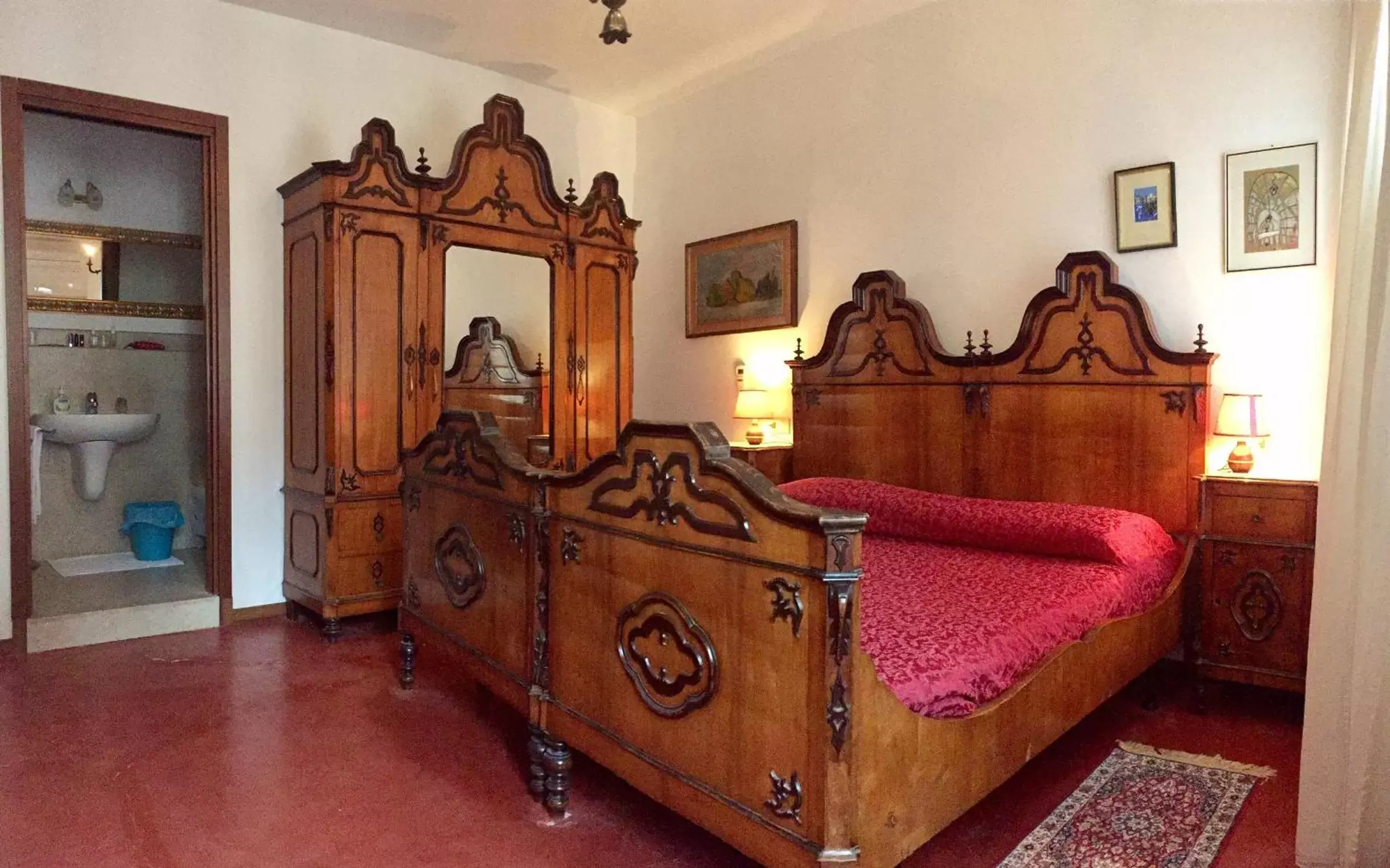 Bed in Antica Locanda Montin