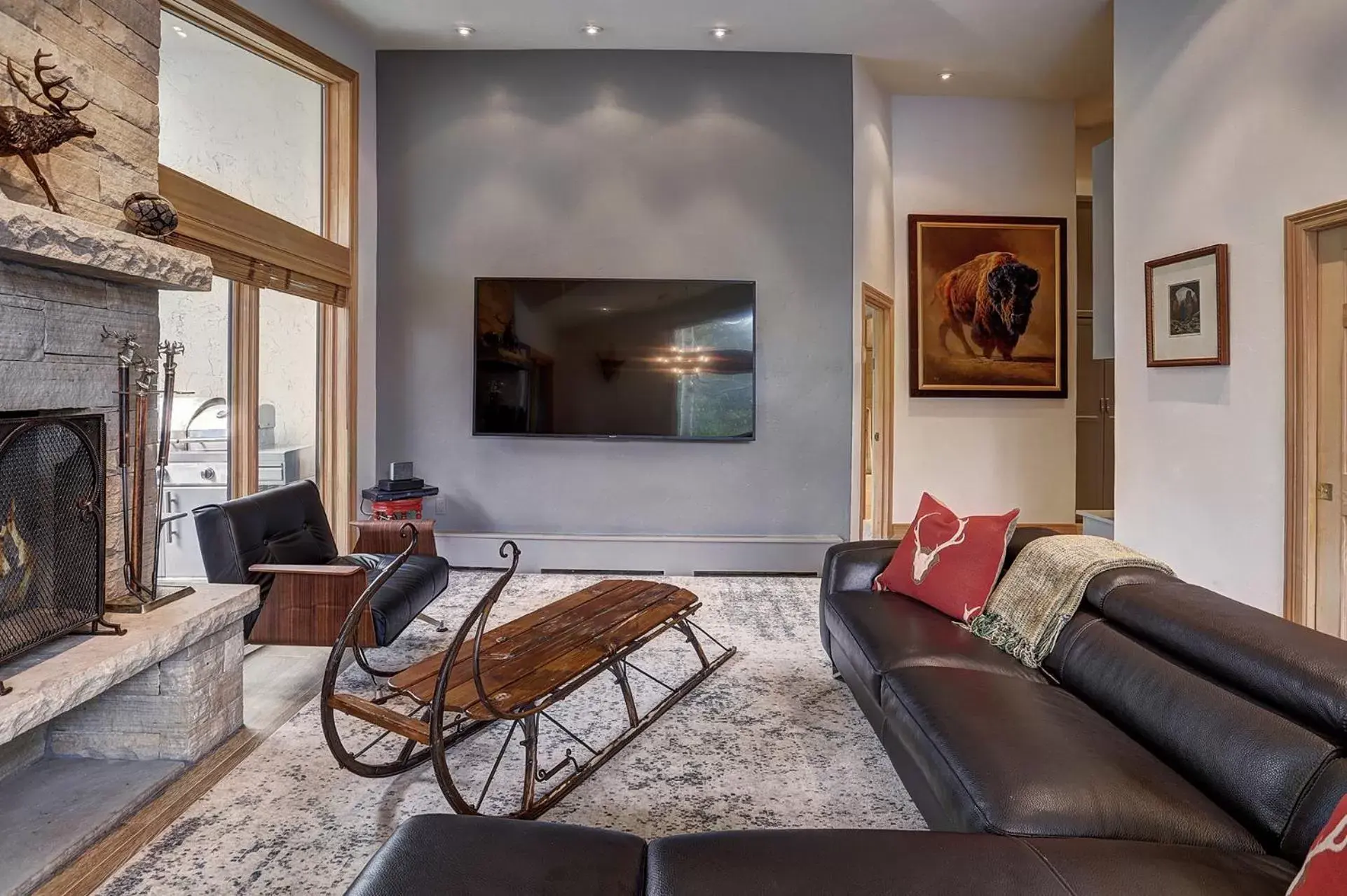 Seating Area in Lodge at Vail, A RockResort