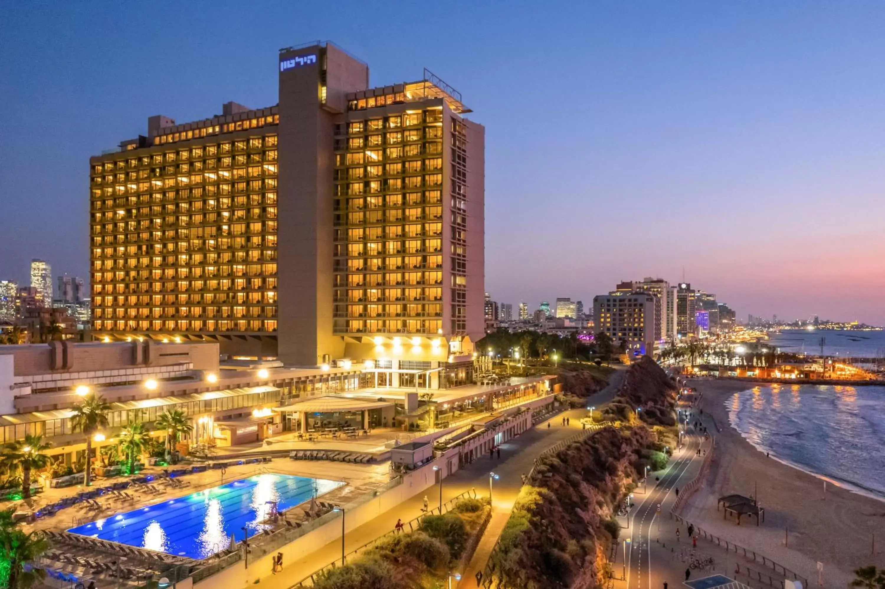 Property building, Pool View in Hilton Tel Aviv Hotel