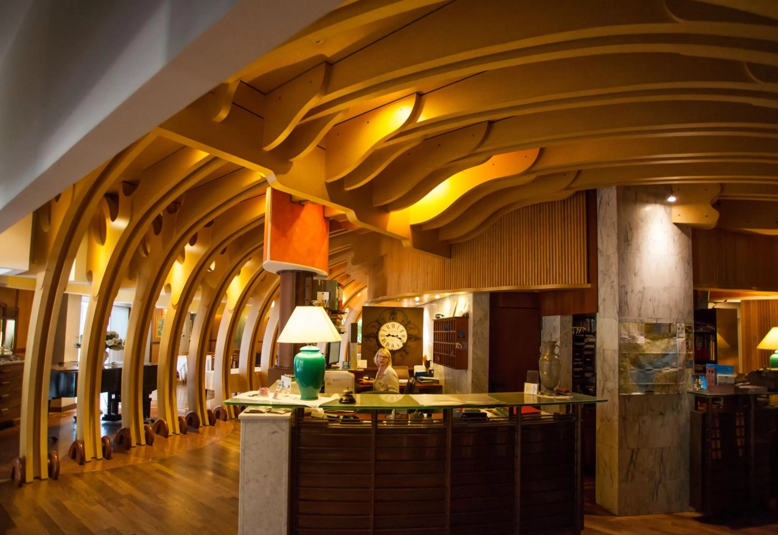 Lobby or reception in Hotel Due Torri Tempesta