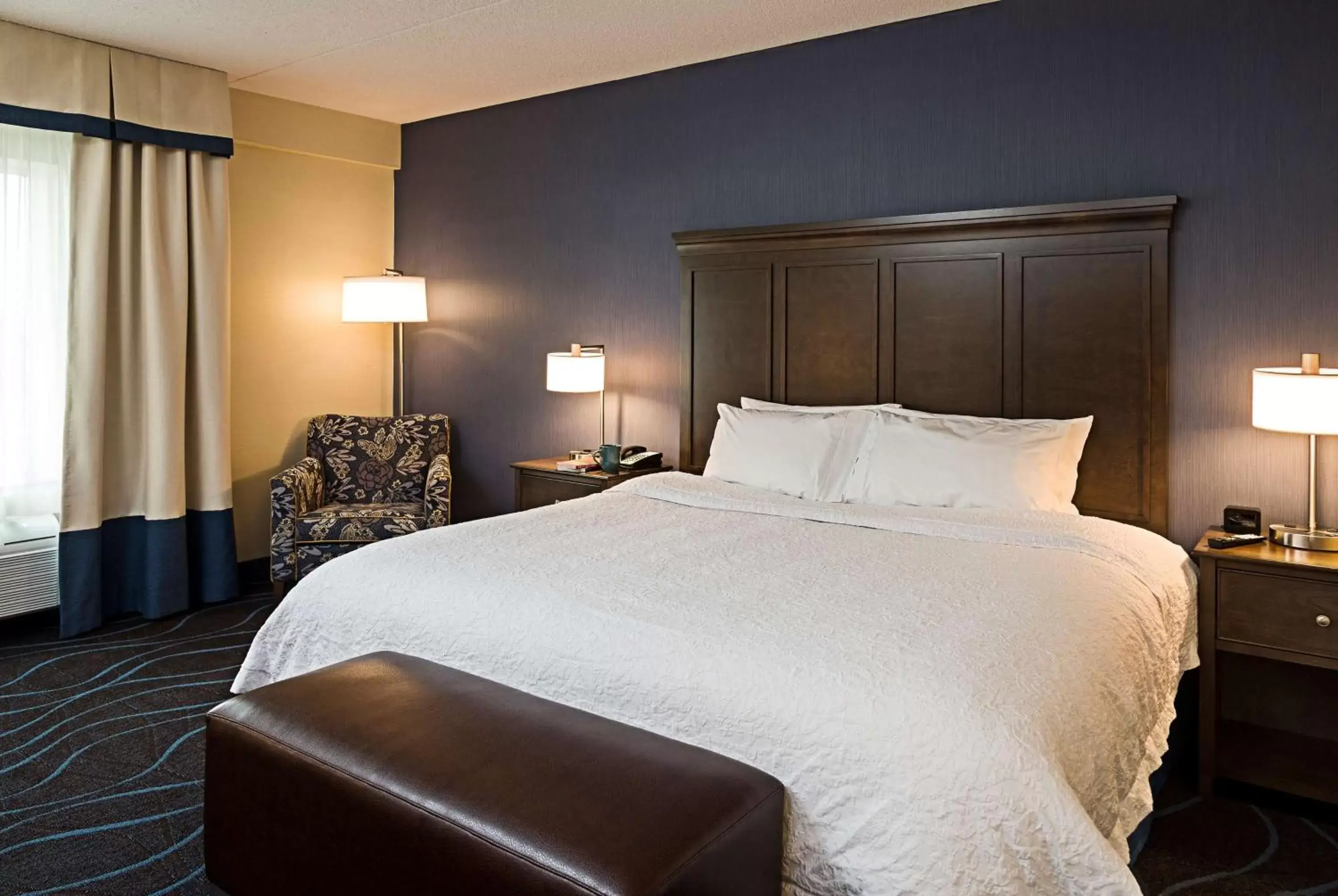 Bed in Hampton Inn by Hilton Ottawa Airport