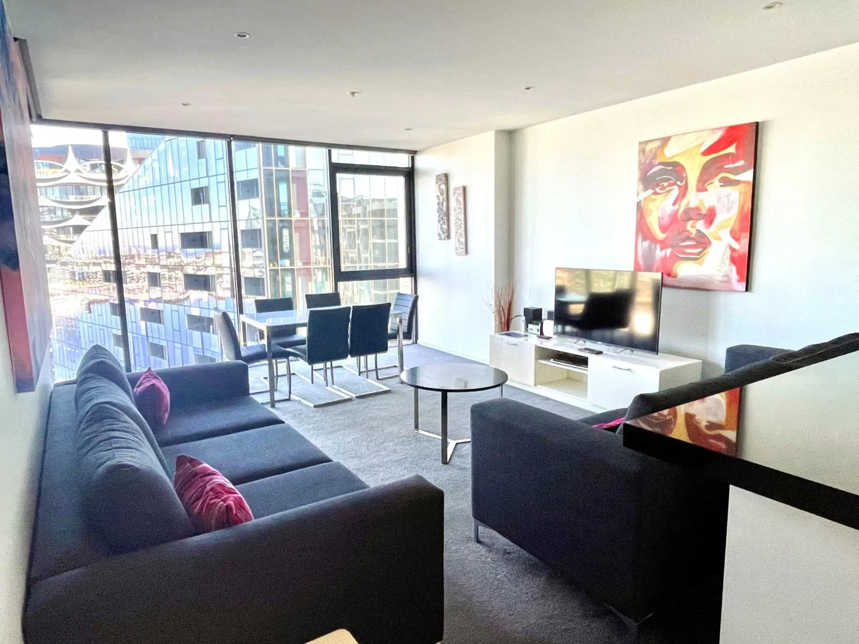 Living room, Seating Area in The Sebel Residences Melbourne Docklands Serviced Apartments