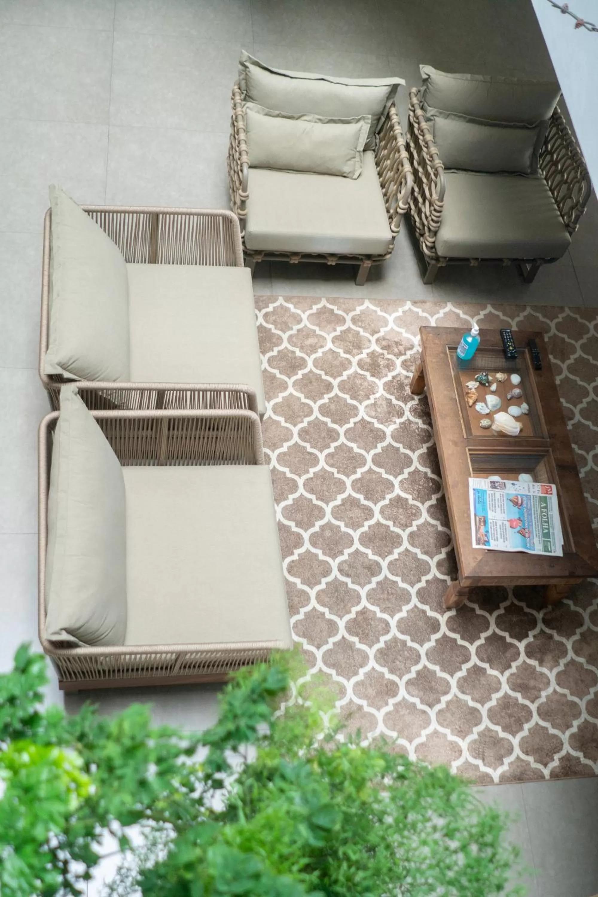 Living room in Aruá Pousada Boutique