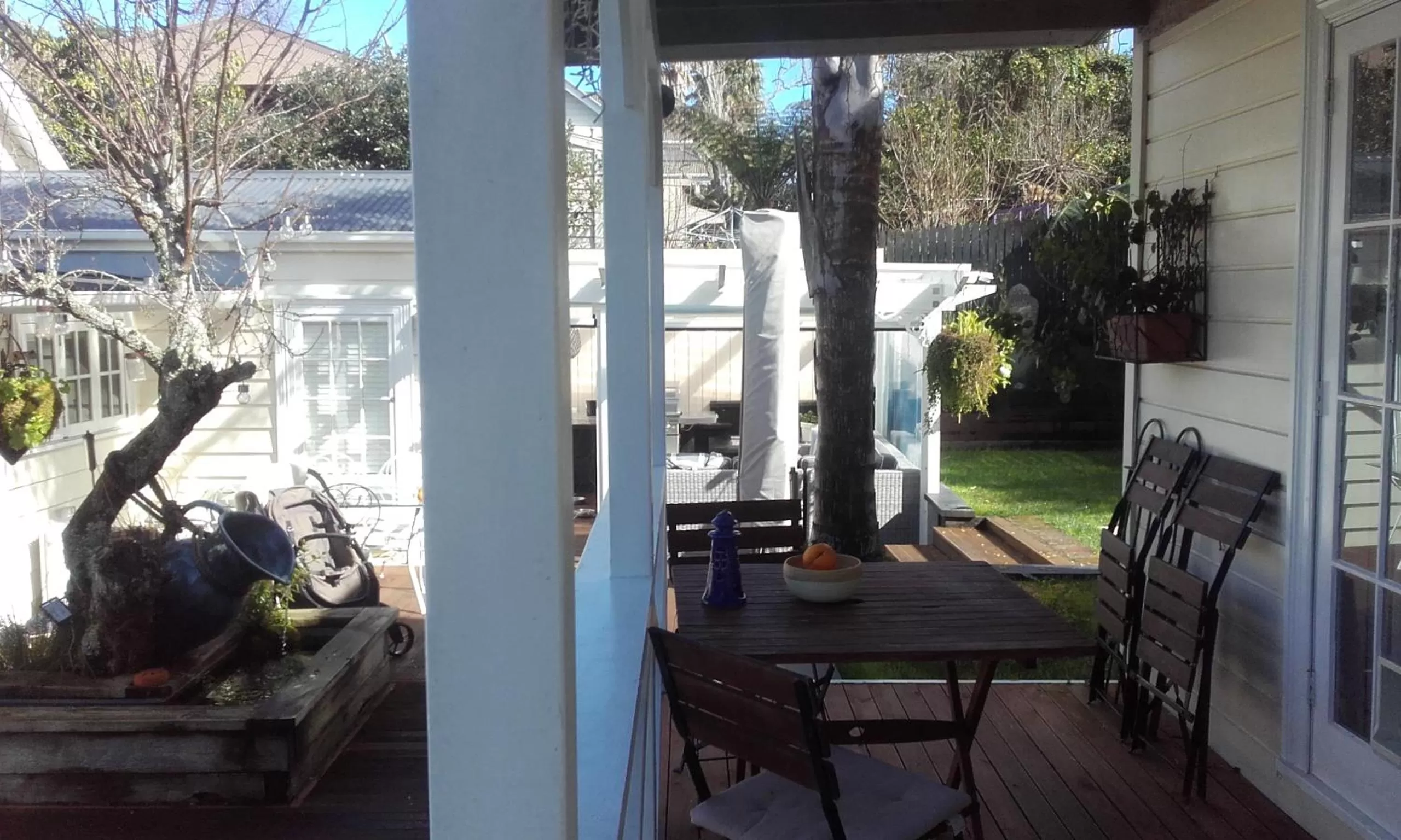 Balcony/Terrace in Harbour View Cottage