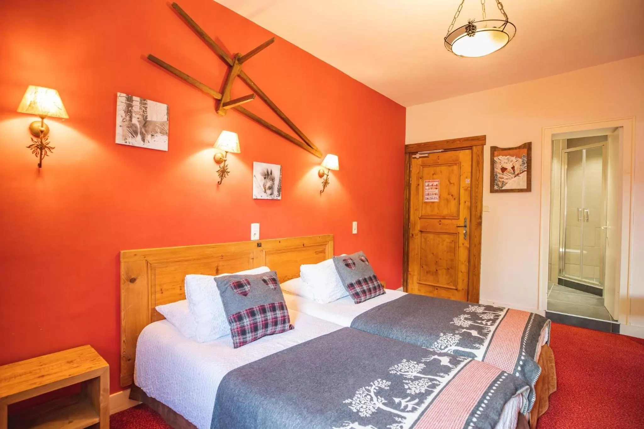 Bed in Hôtel Viallet