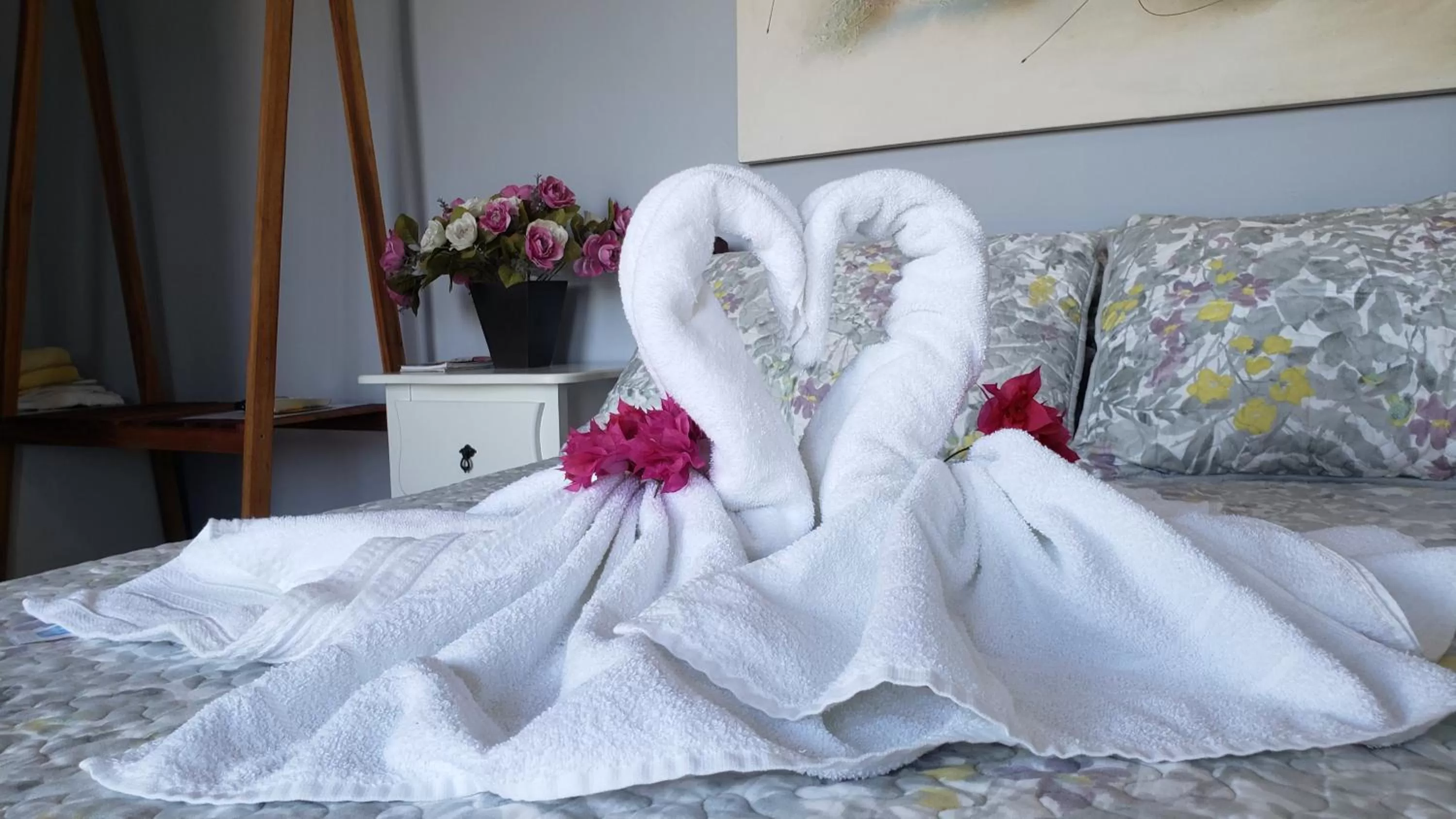 Bed in Pousada Recanto Das Emerências