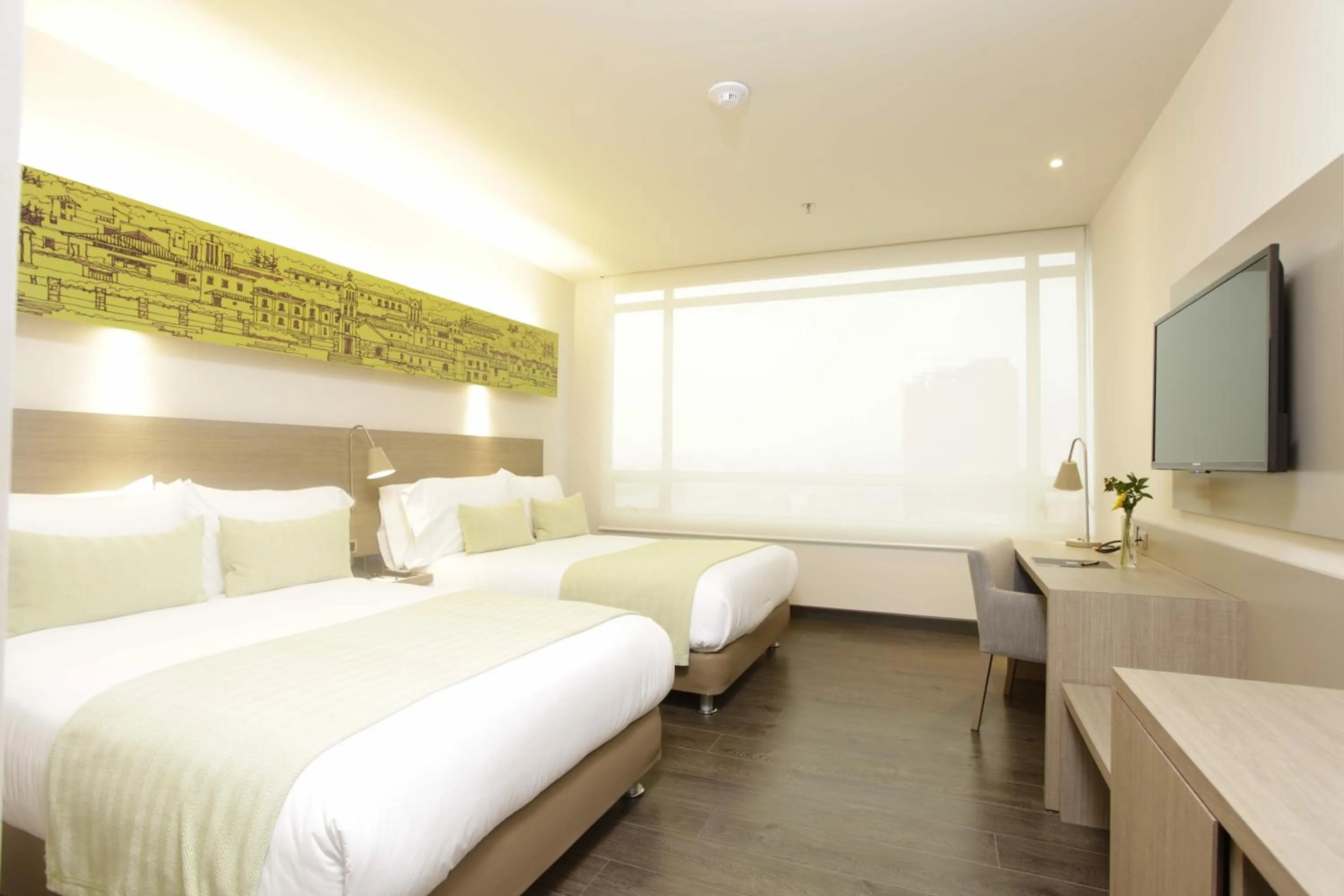 Bedroom, Bed in Hotel bh Usaquén