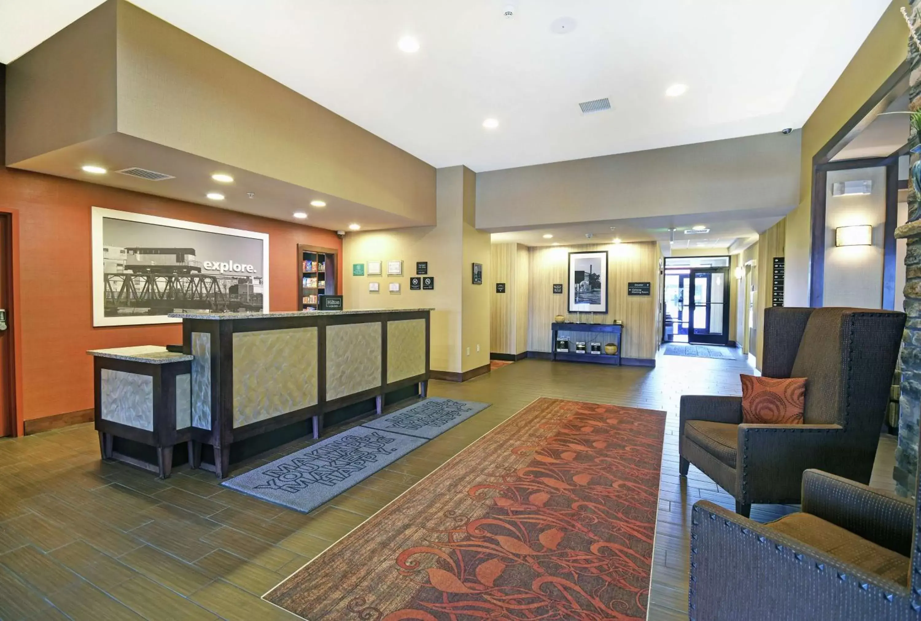 Lobby or reception, Lobby/Reception in Hampton Inn Beloit