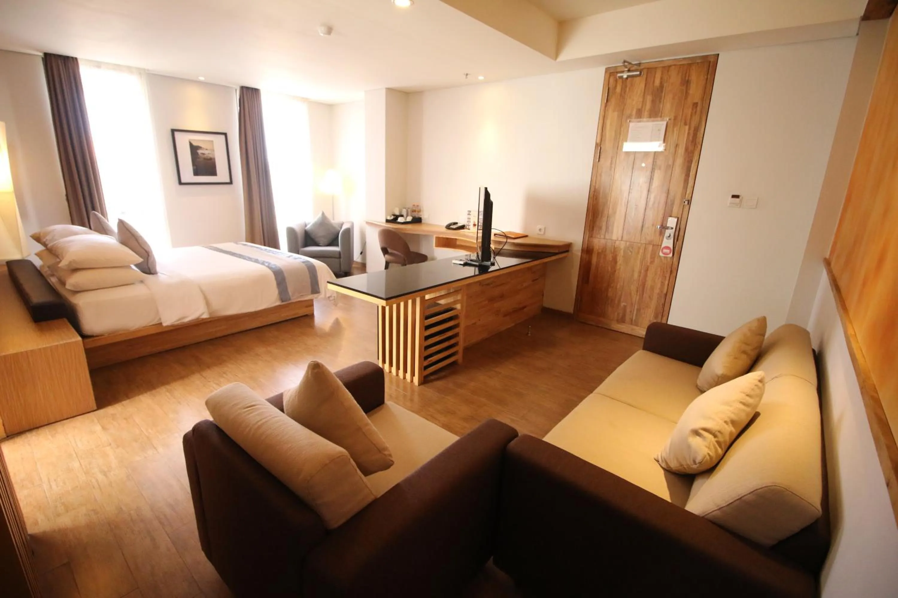 Bed in Liberta Hotel Jimbaran