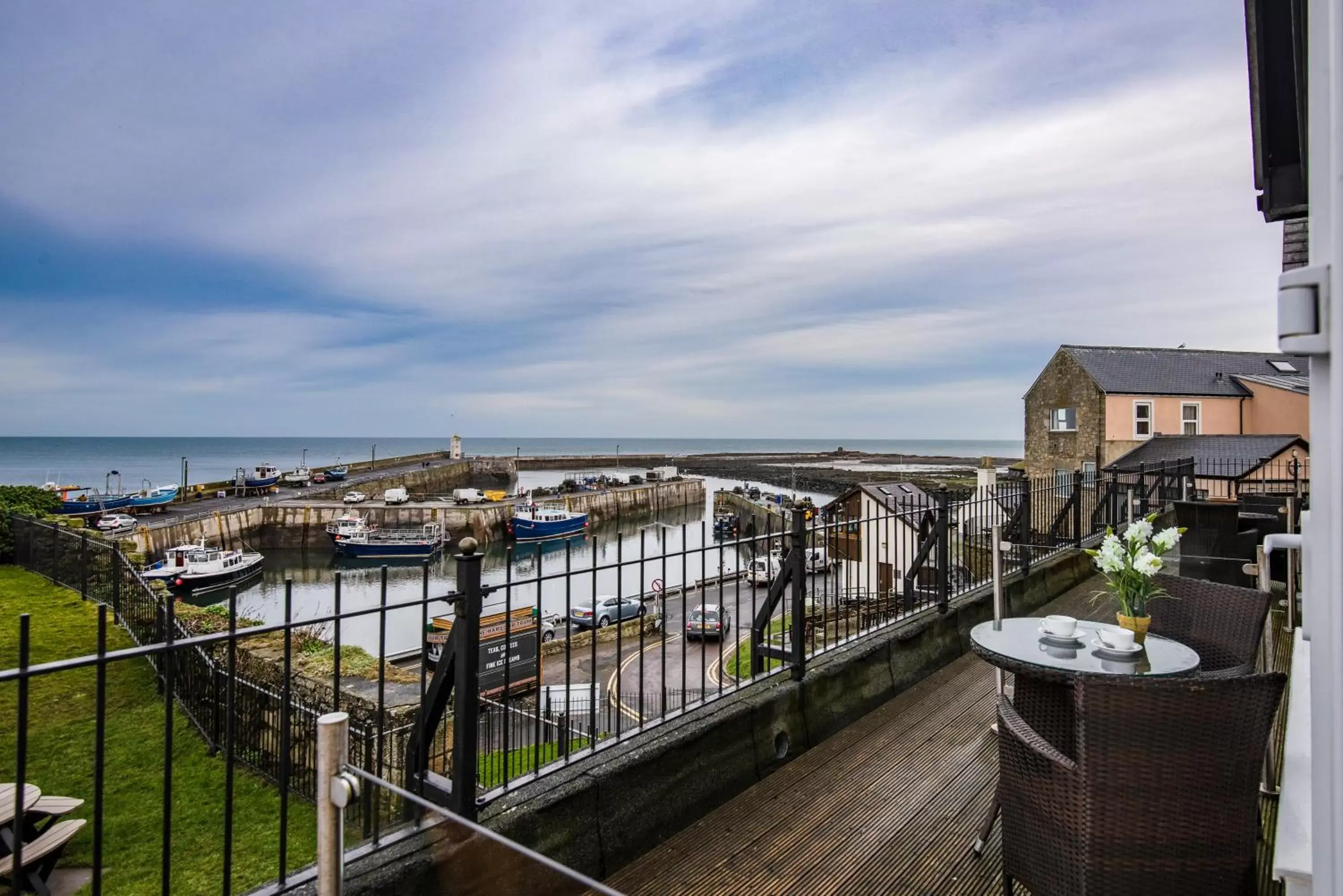 Sea view, Balcony/Terrace in The Bamburgh Castle Inn - The Inn Collection Group