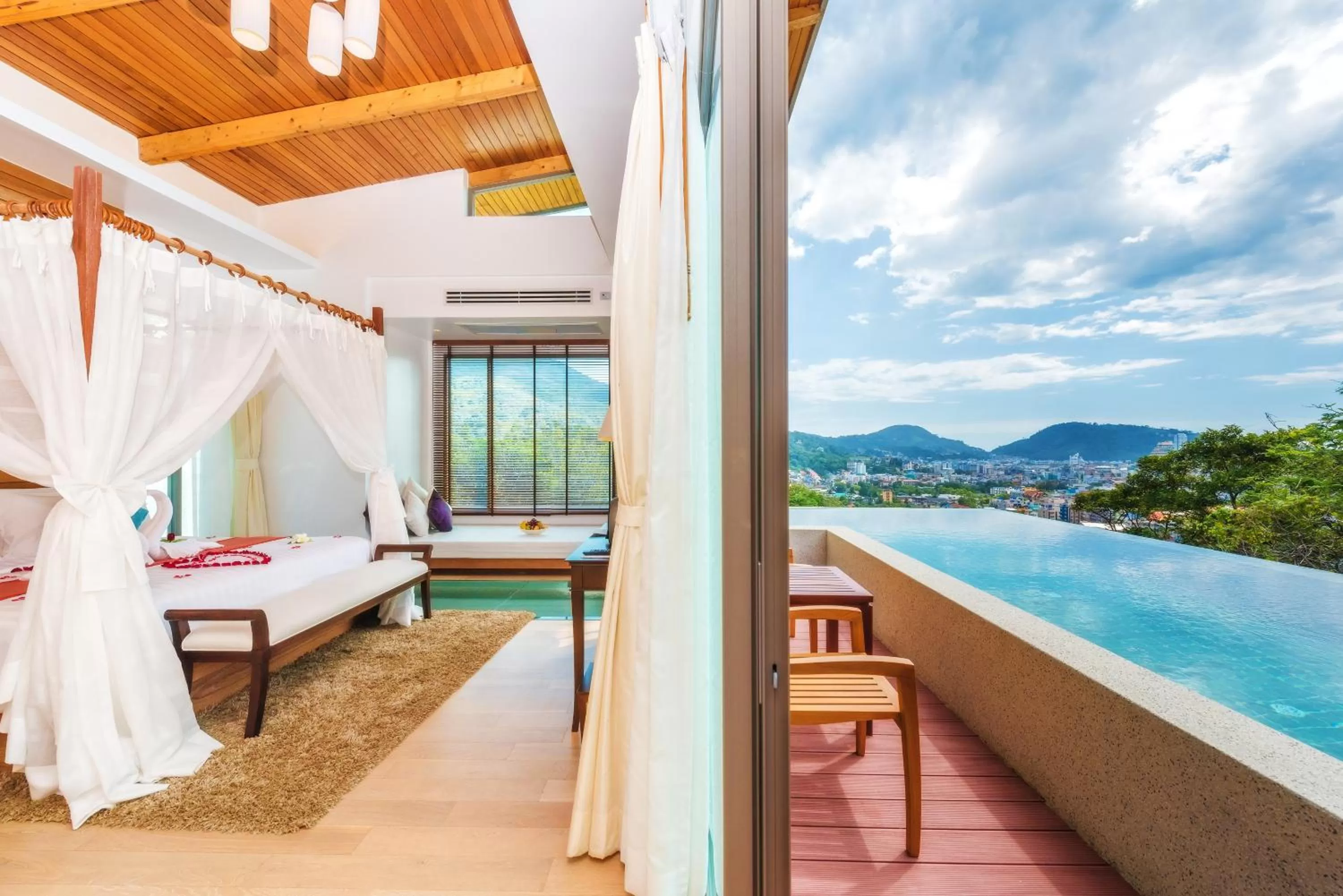 Pool view in Wyndham Sea Pearl Resort, Phuket