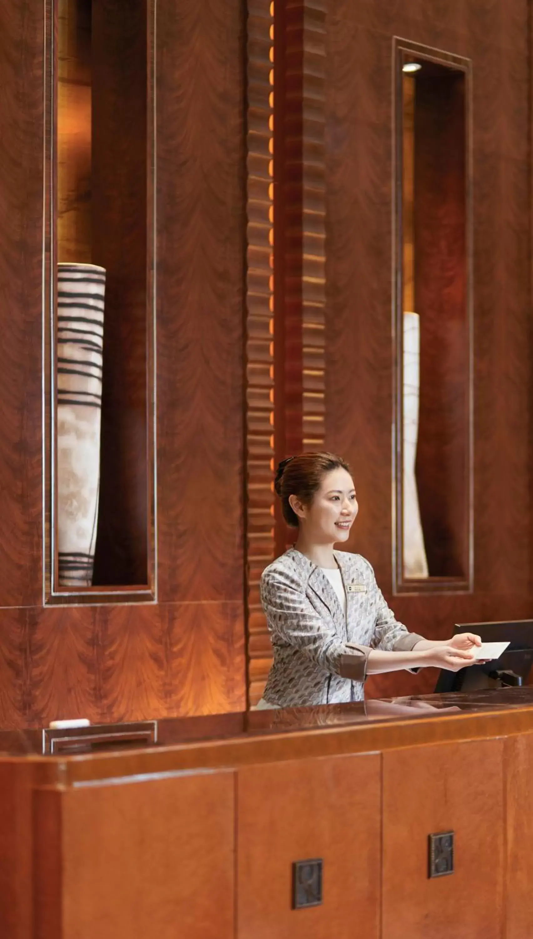 Lobby or reception, Lobby/Reception in Pudong Shangri-La, Shanghai