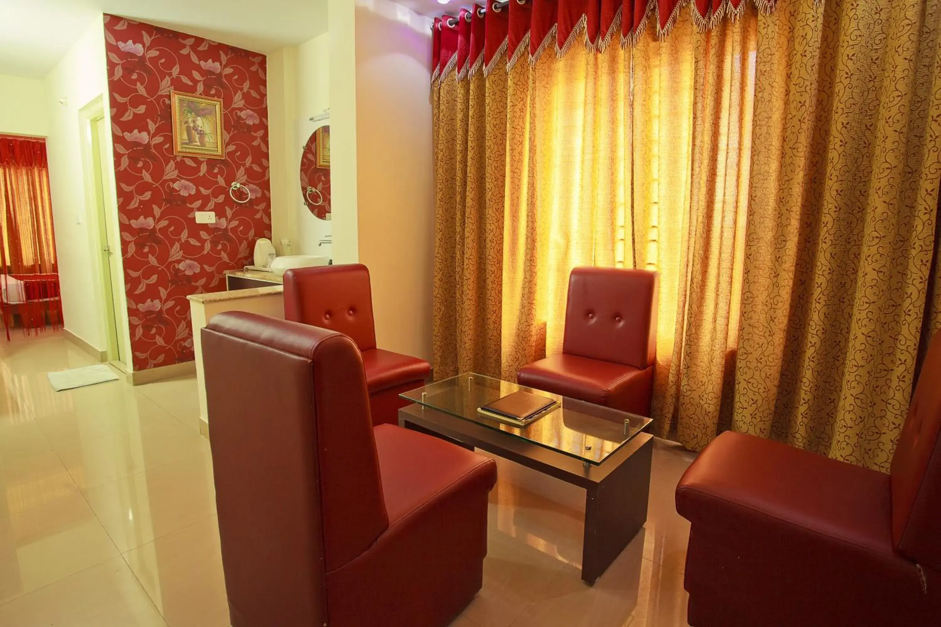 TV and multimedia, Seating Area in Aishwarya Residency