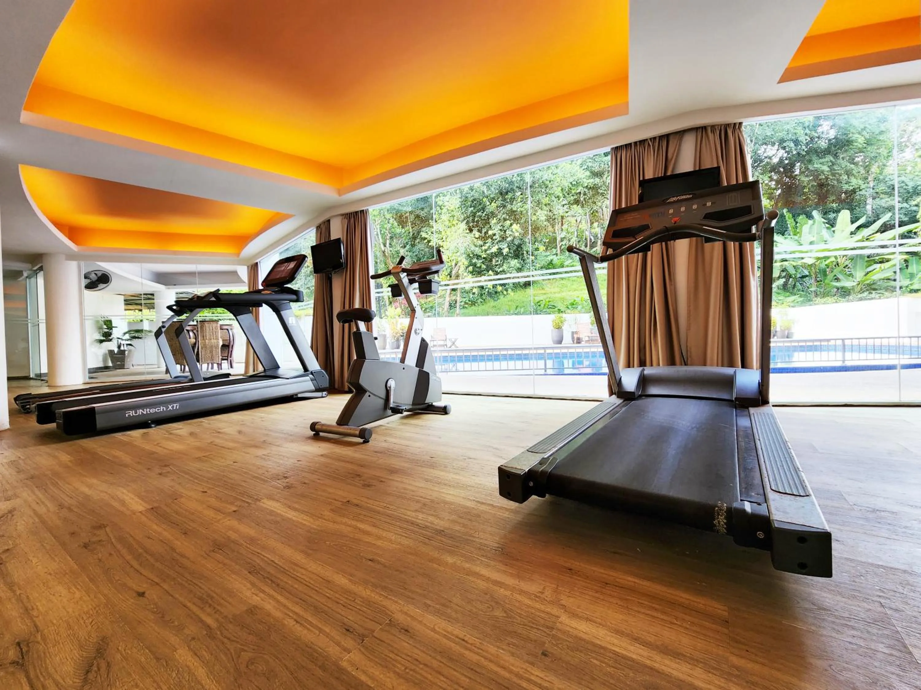Fitness centre/facilities in The Palace Hotel Kota Kinabalu
