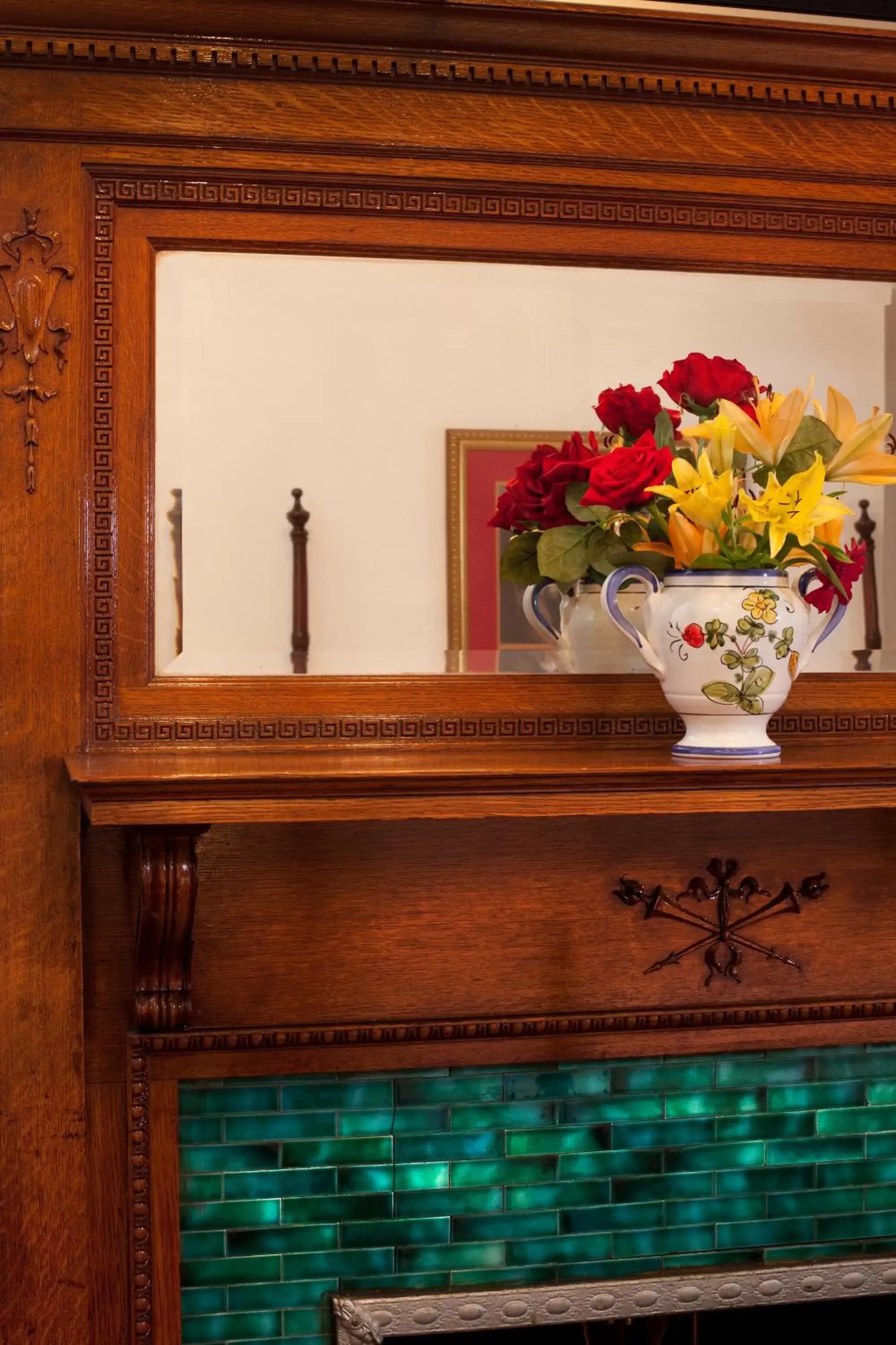 Decorative detail in American Guest House, a Washington DC Bed and Breakfast Decorative detail in American Guest House, a Washington DC Bed and Breakfast