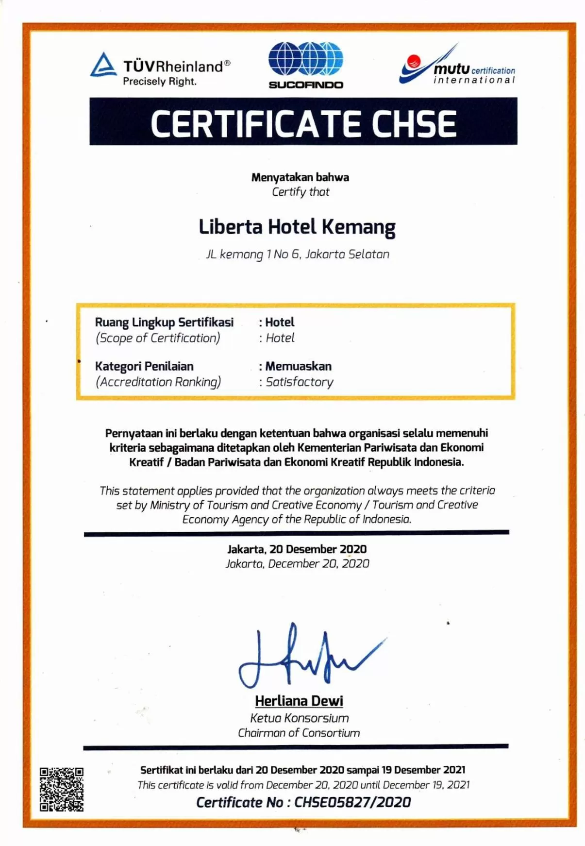 Property building in Liberta Hotel Kemang