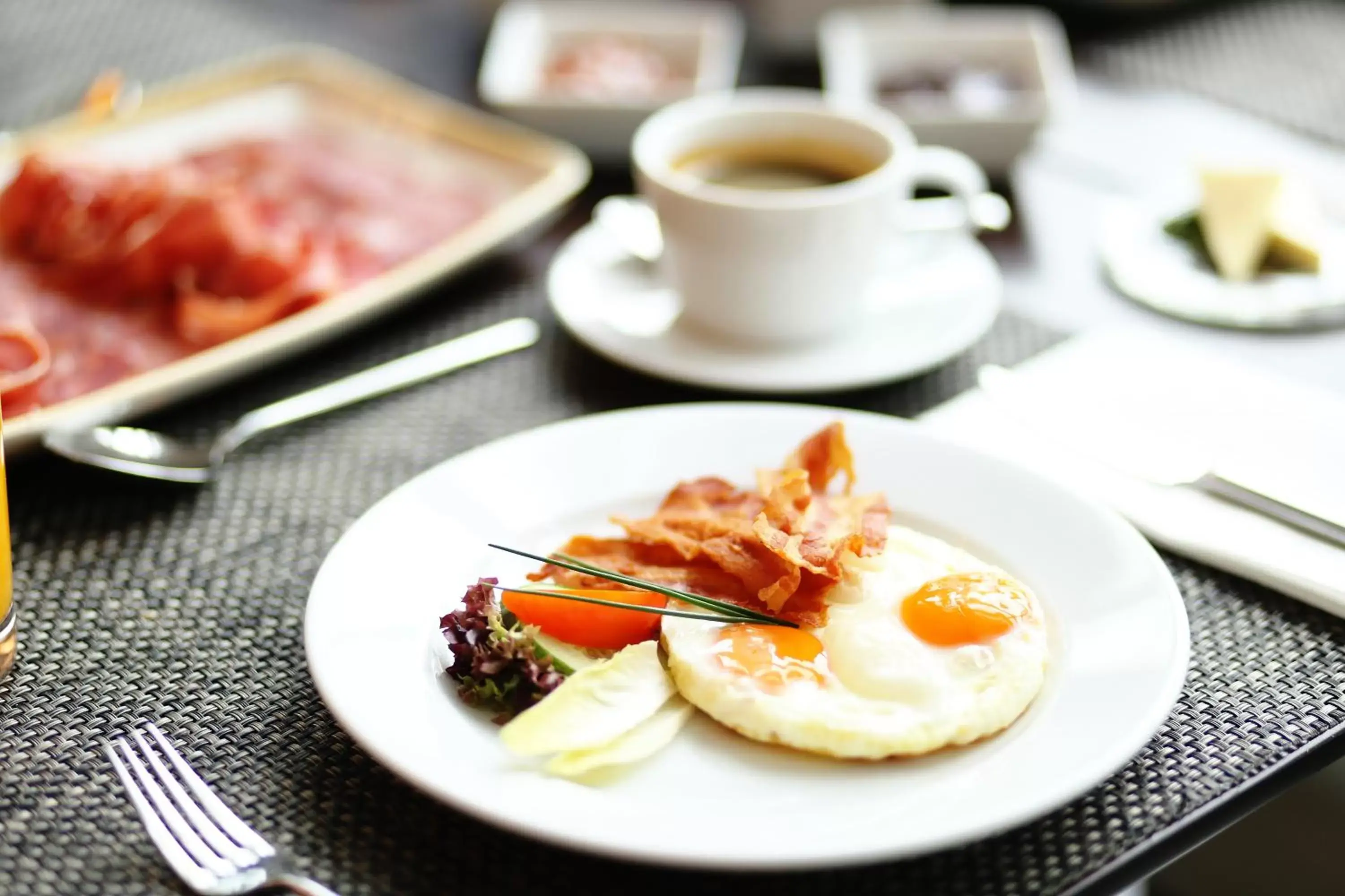 Food close-up in Abba Berlin Hotel