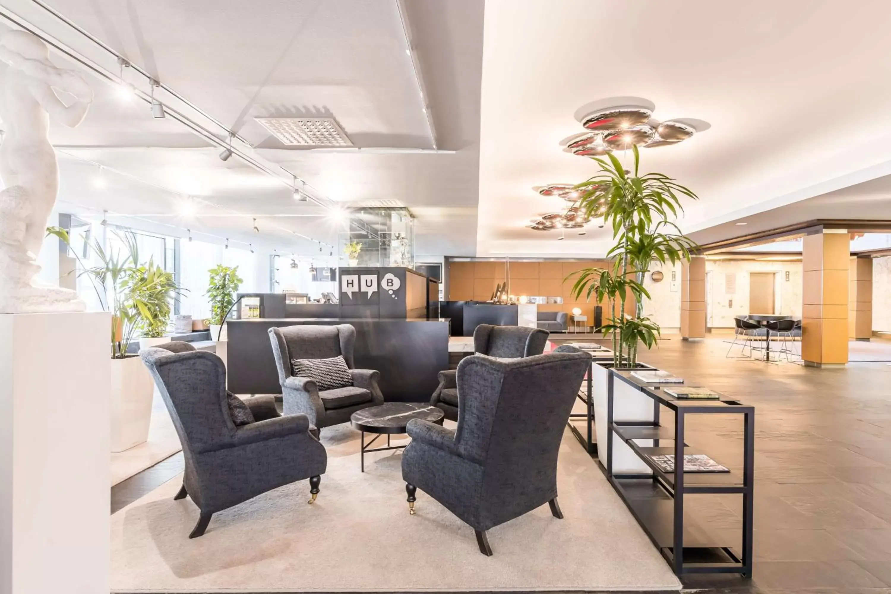 Lobby or reception in Radisson Blu Plaza Hotel, Helsinki