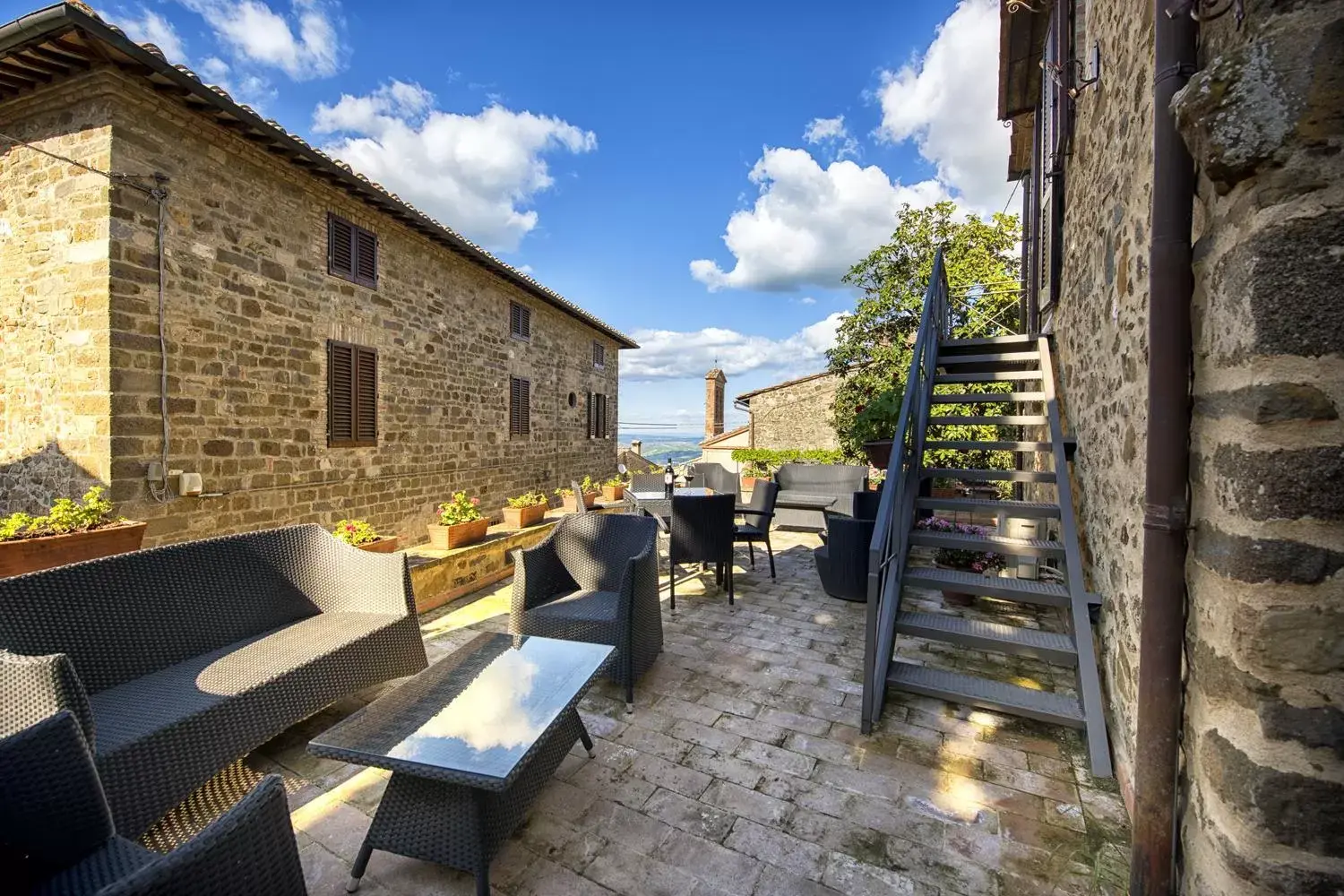Balcony/Terrace, Restaurant/Places to Eat in Drogheria e Locanda Franci