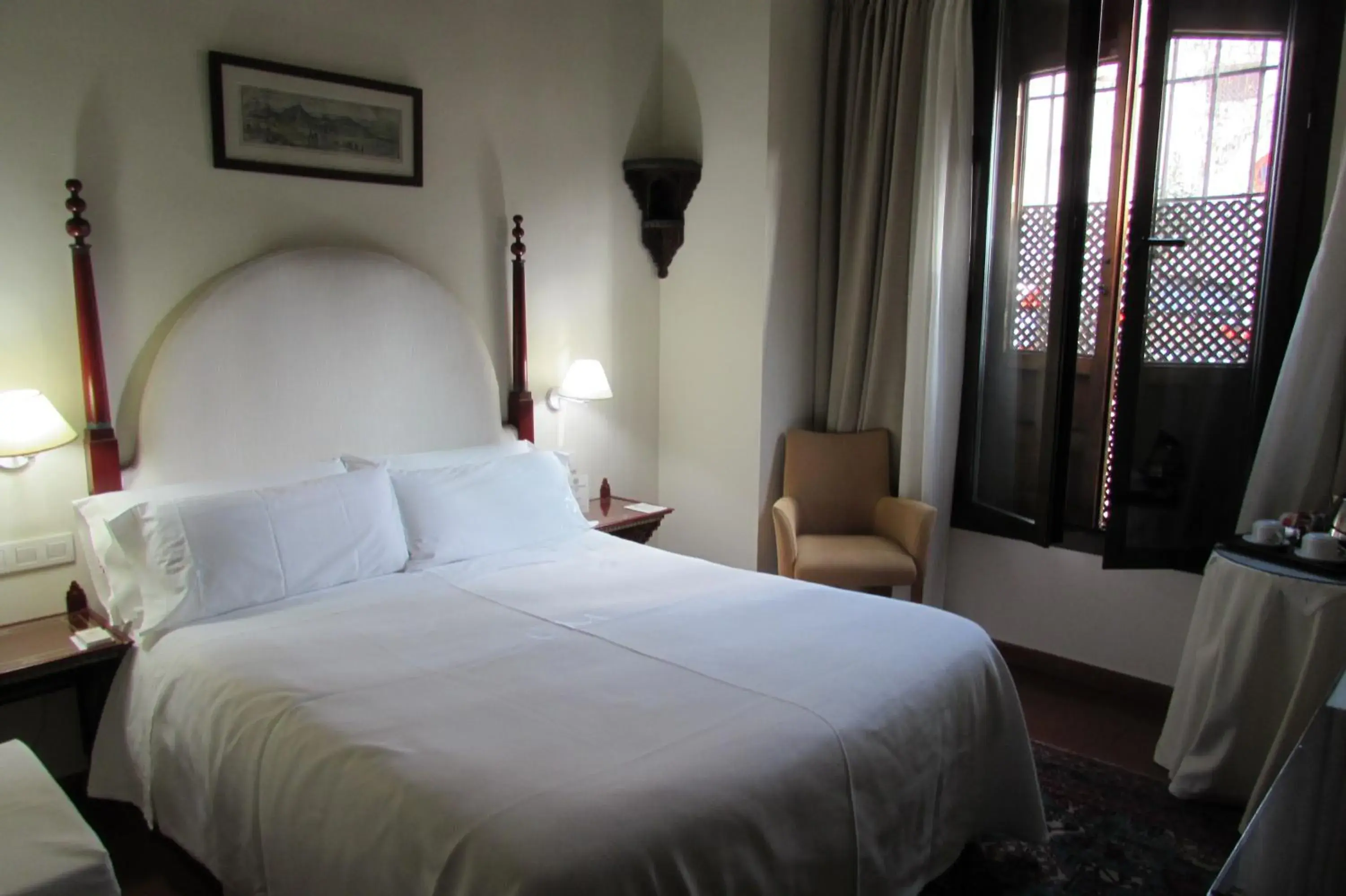 Bed in Hotel Casa Morisca