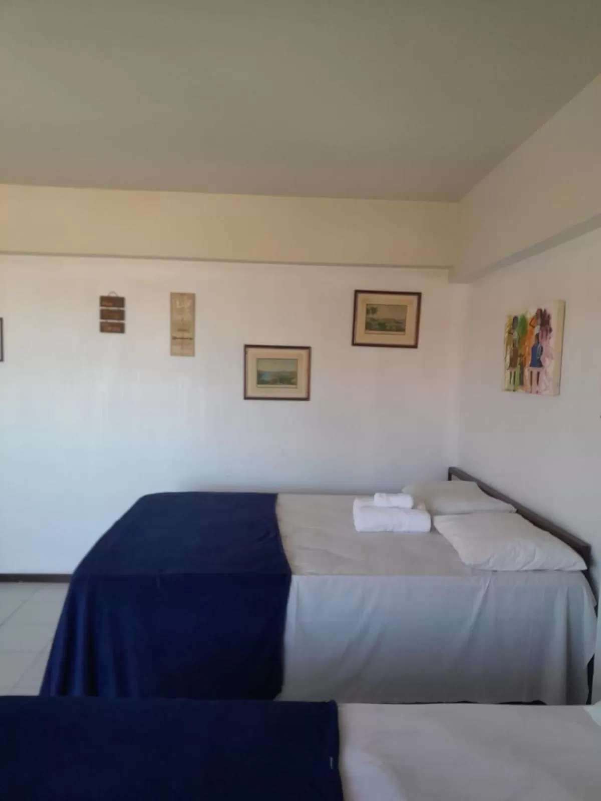 Bed in Sonia Flat Tambaú - Apartamento vista mar no Mano's Royal Hotel