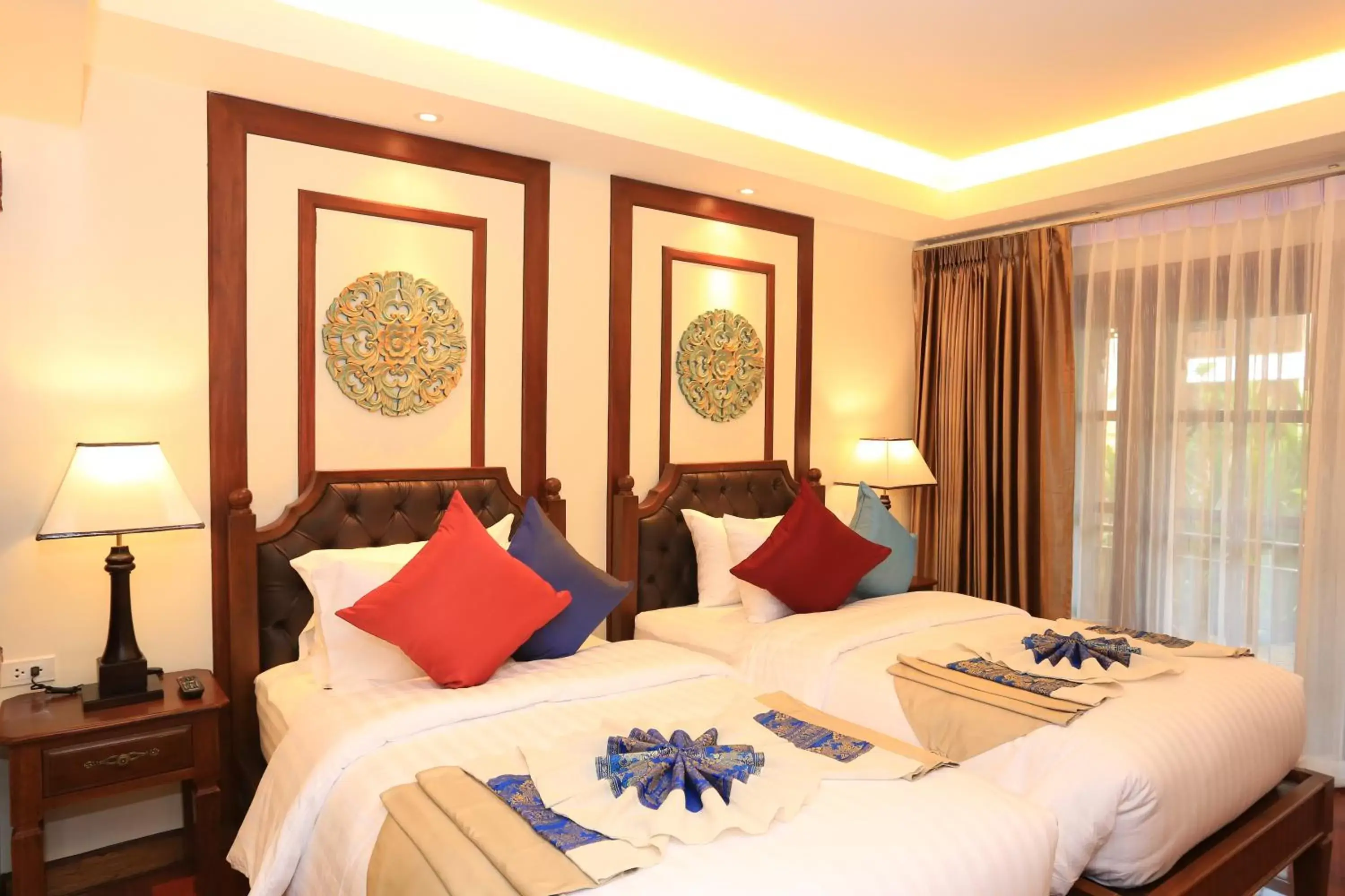 Decorative detail, Room Photo in Viangluang Resort