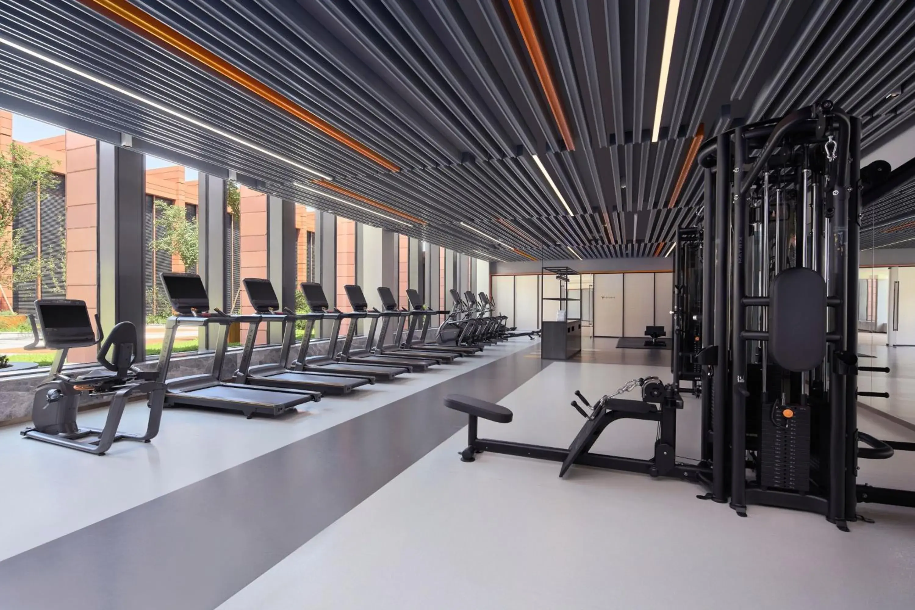 Fitness centre/facilities, Fitness Center/Facilities in Tianjin Marriott Hotel National Convention and Exhibition Center