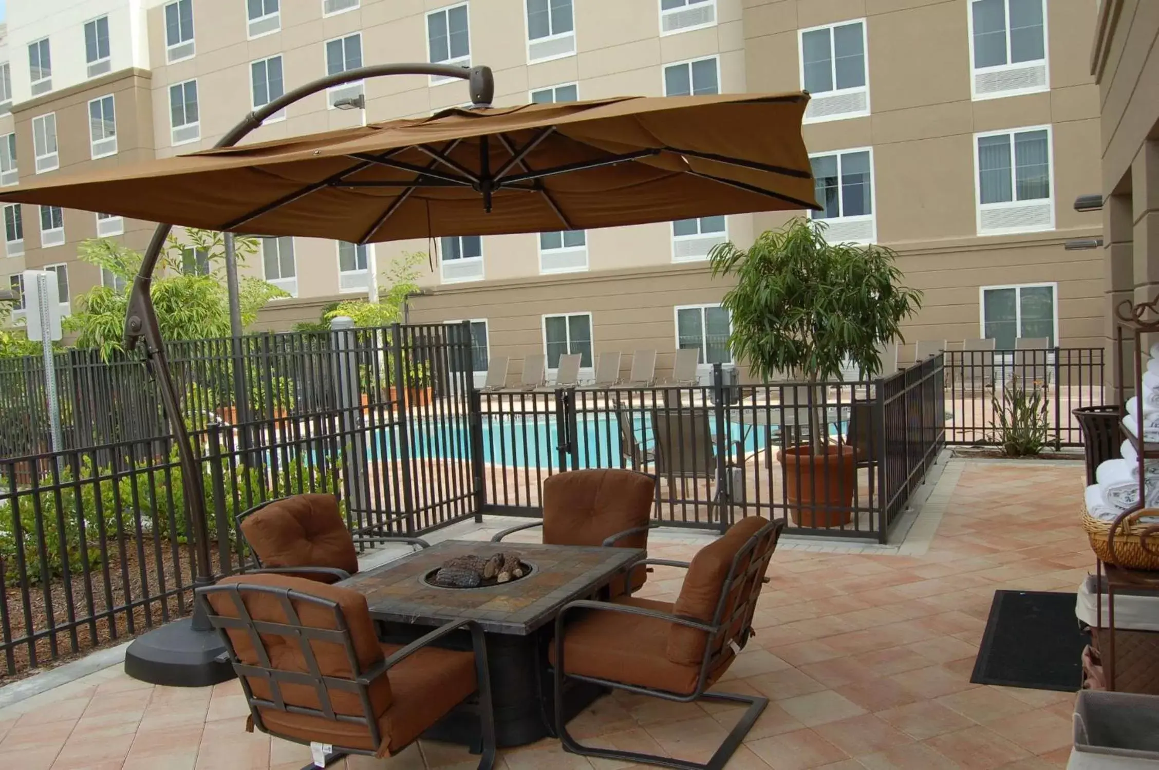 Patio in Homewood Suites Fort Myers Airport - FGCU