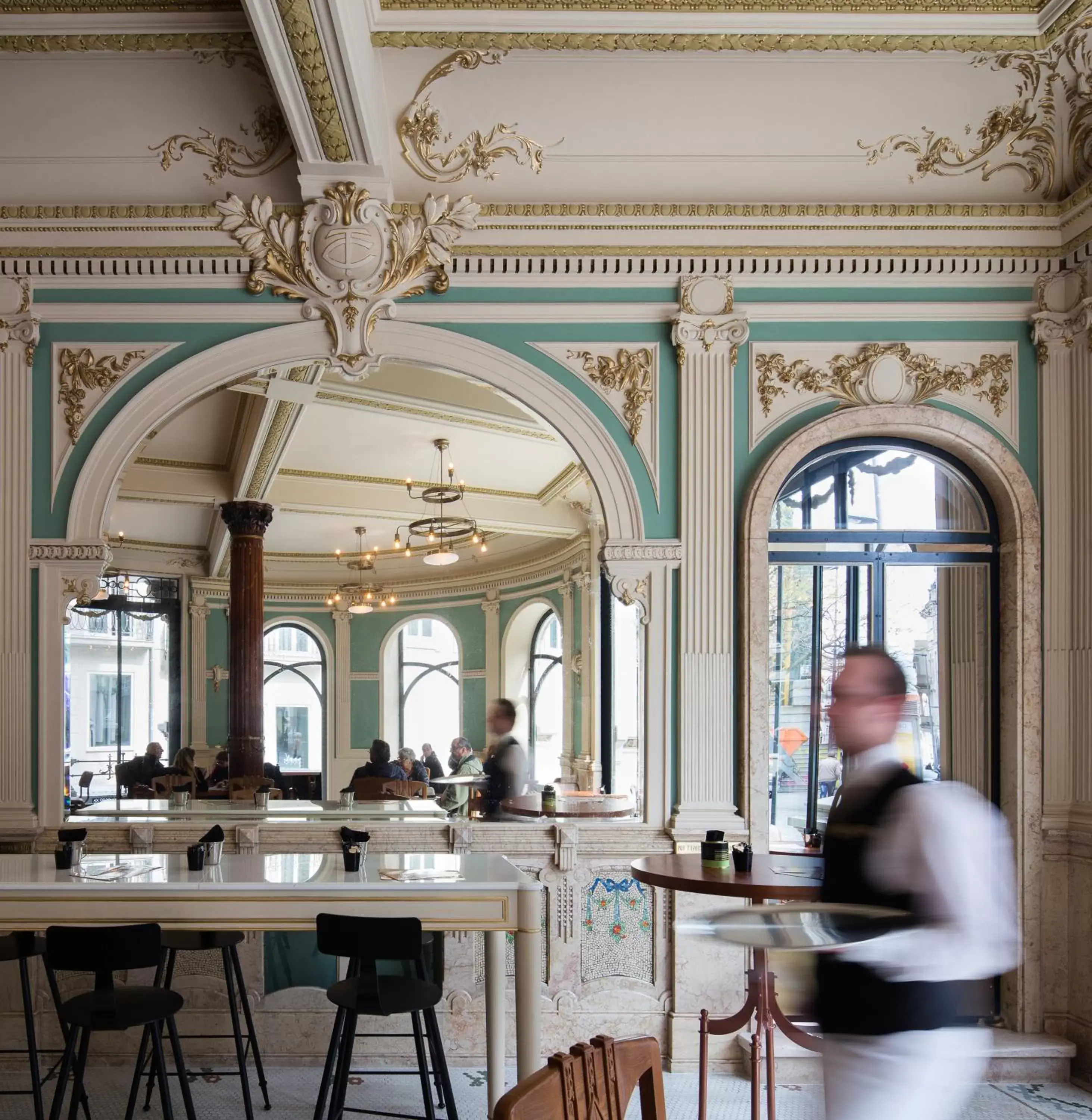 Lounge or bar, Restaurant/Places to Eat in Pestana Porto - A Brasileira, City Center & Heritage Building