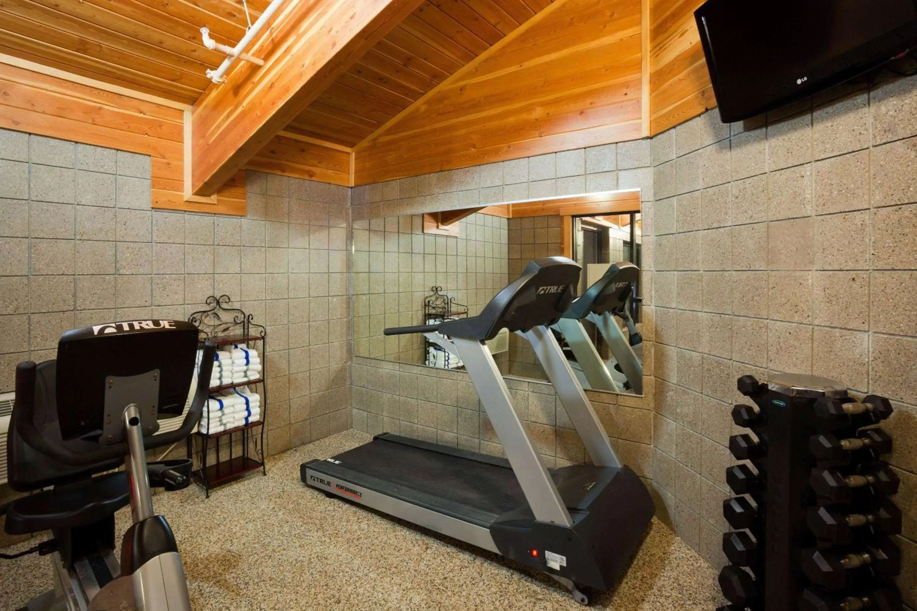Fitness centre/facilities, Fitness Center/Facilities in AmericInn by Wyndham Thief River Falls