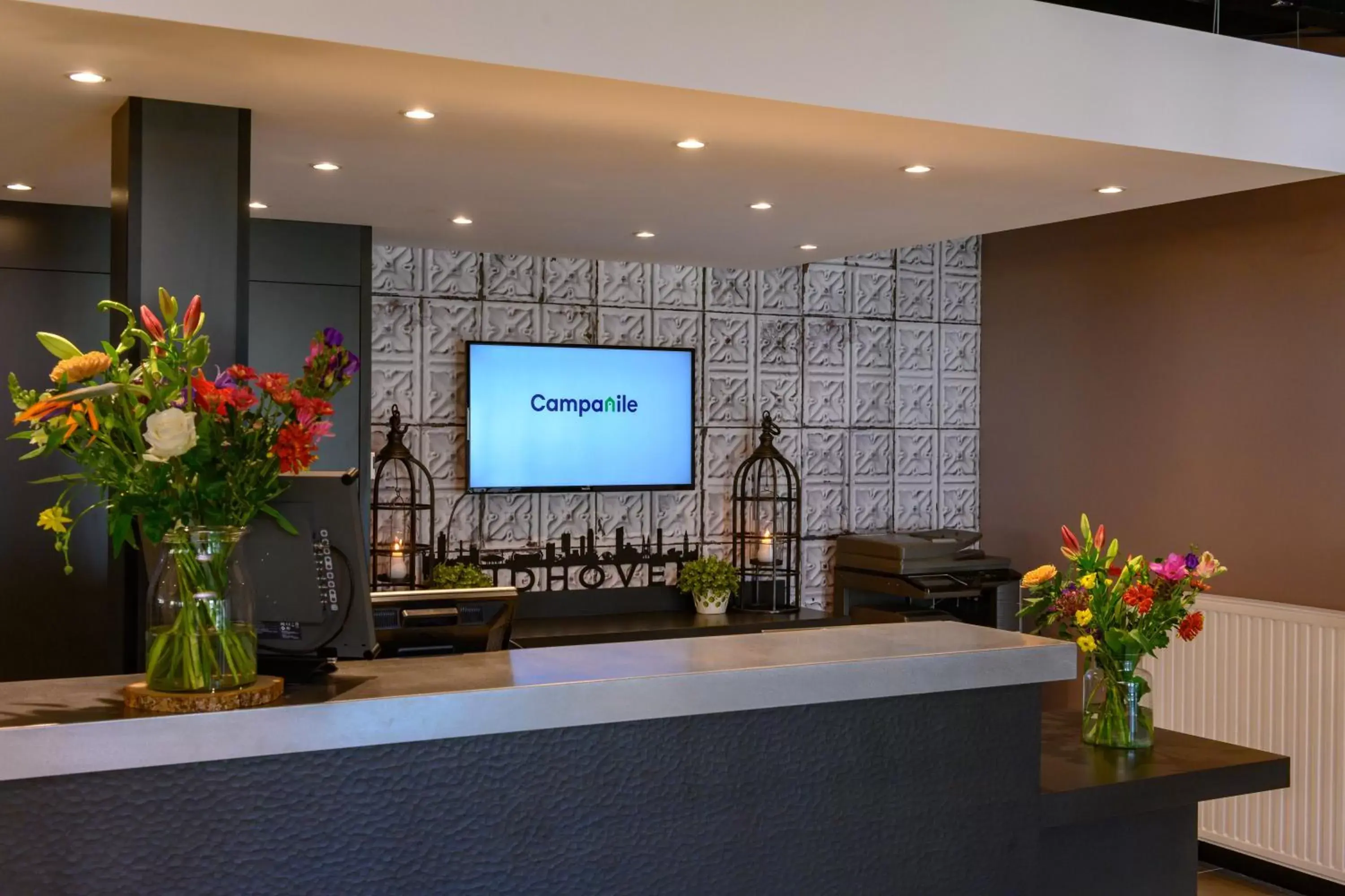 Lobby or reception in Campanile Hotel & Restaurant Eindhoven