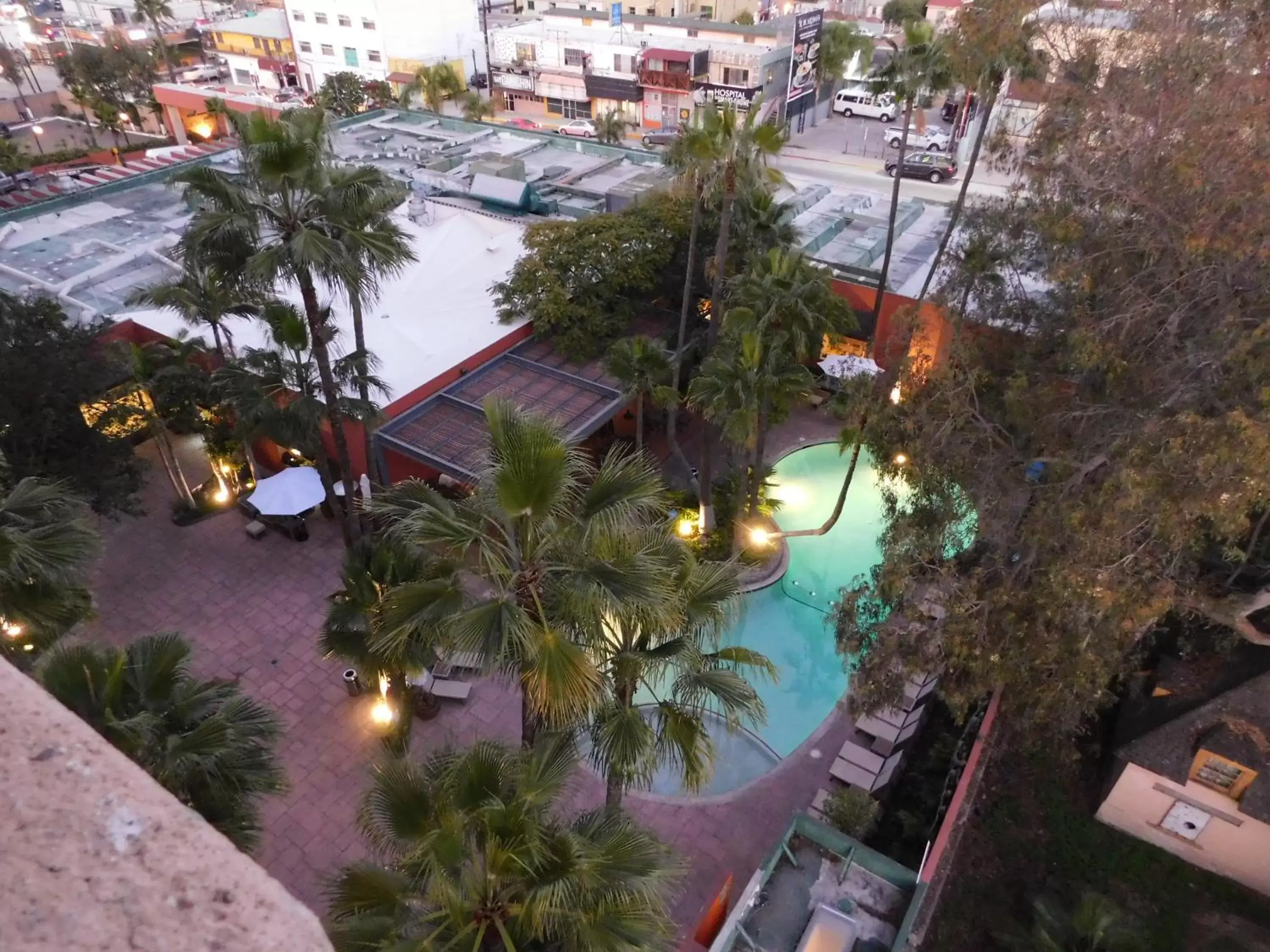 Swimming pool, Pool View in Hotel Palacio Azteca