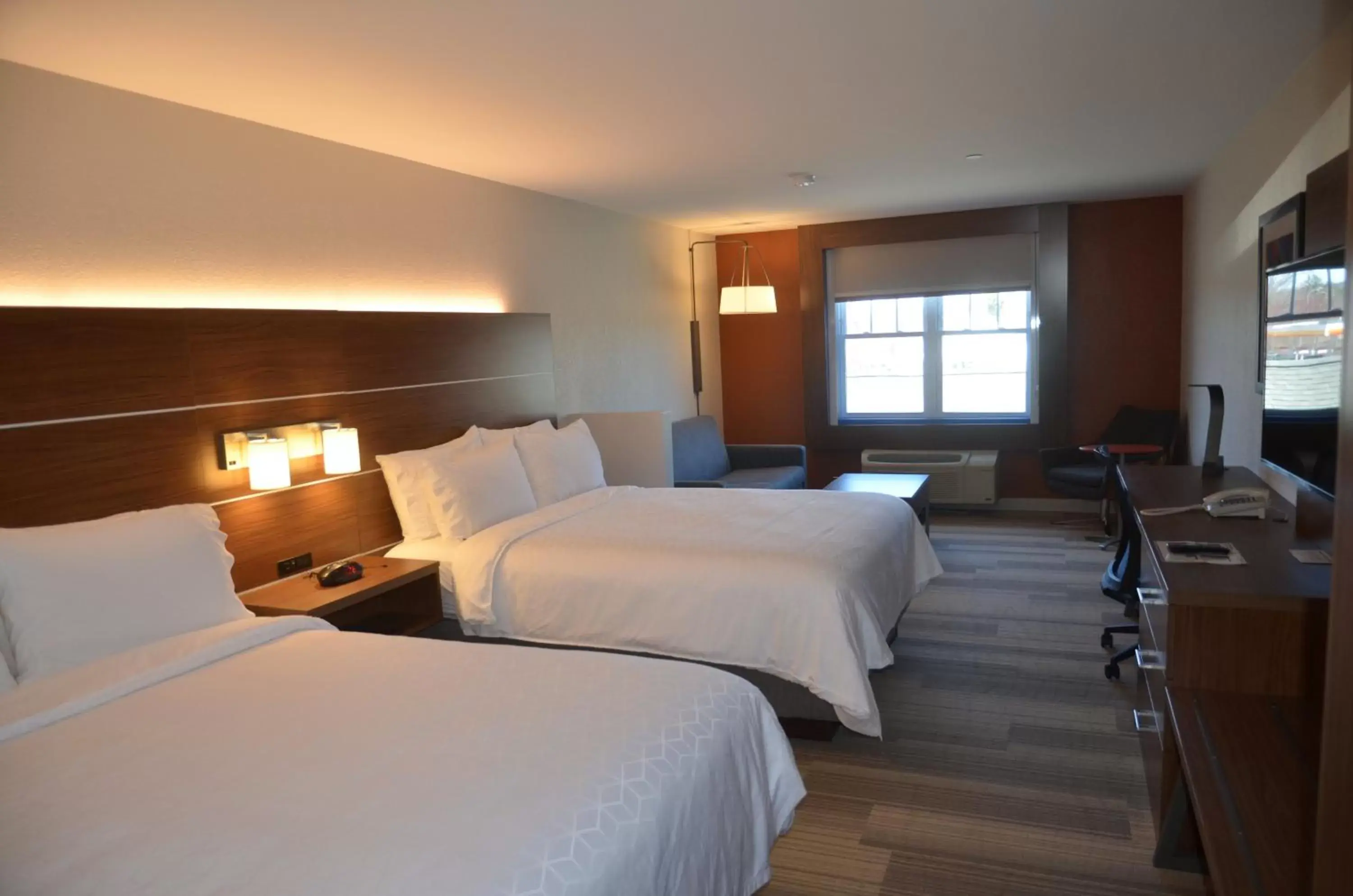 Photo of the whole room, Bed in Holiday Inn Express Hotel & Suites Rochester, an IHG Hotel