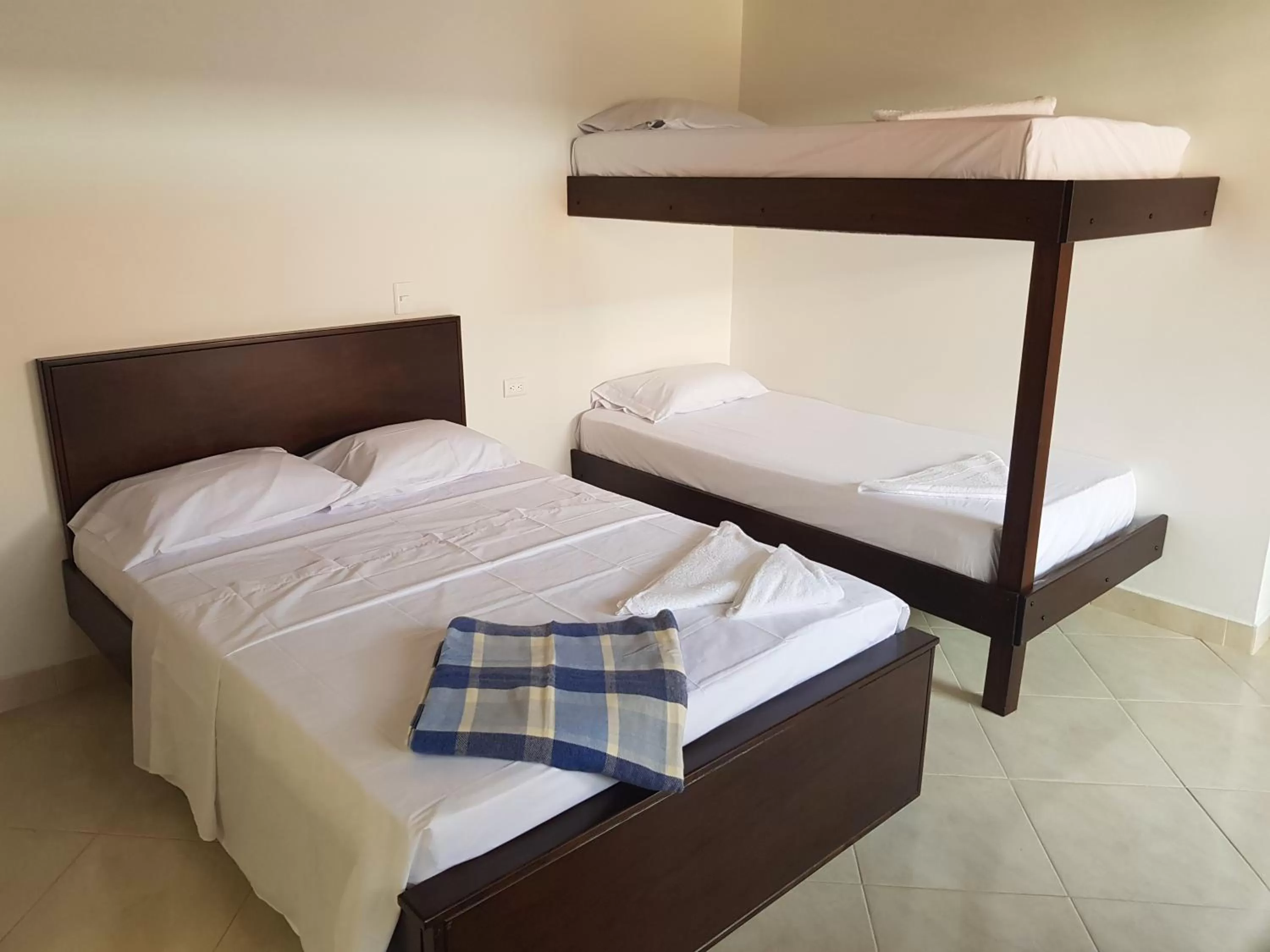 Bed in Hotel La Ceiba