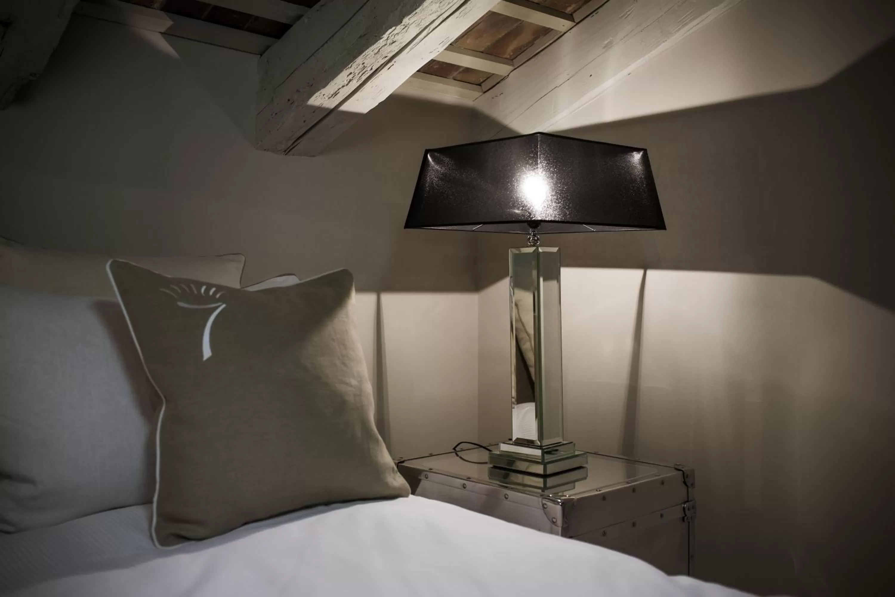 Photo of the whole room, Bed in Seven Historical Suites