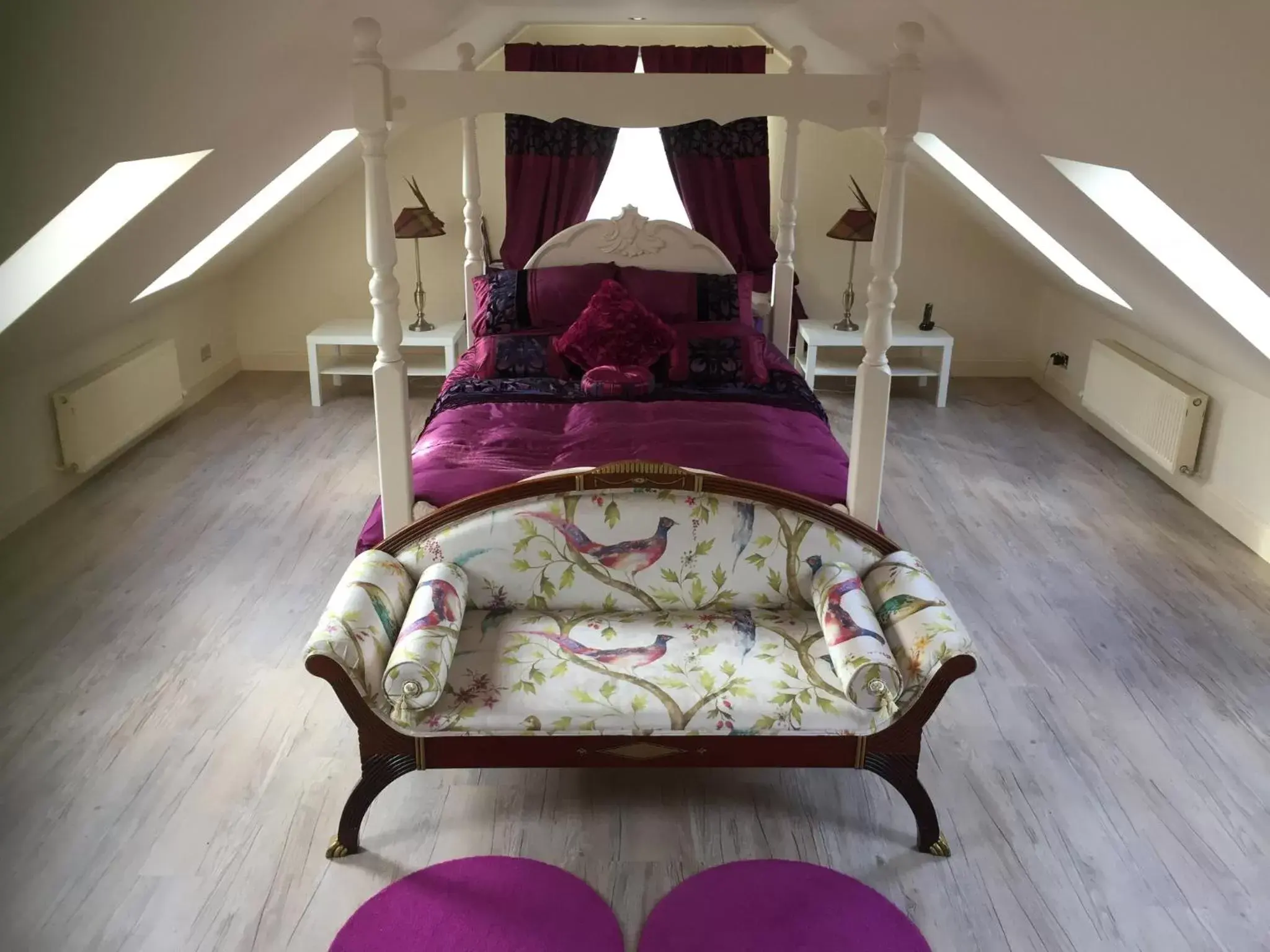 Bedroom, Bed in Retreat at The Knowe Auchincruive Estate