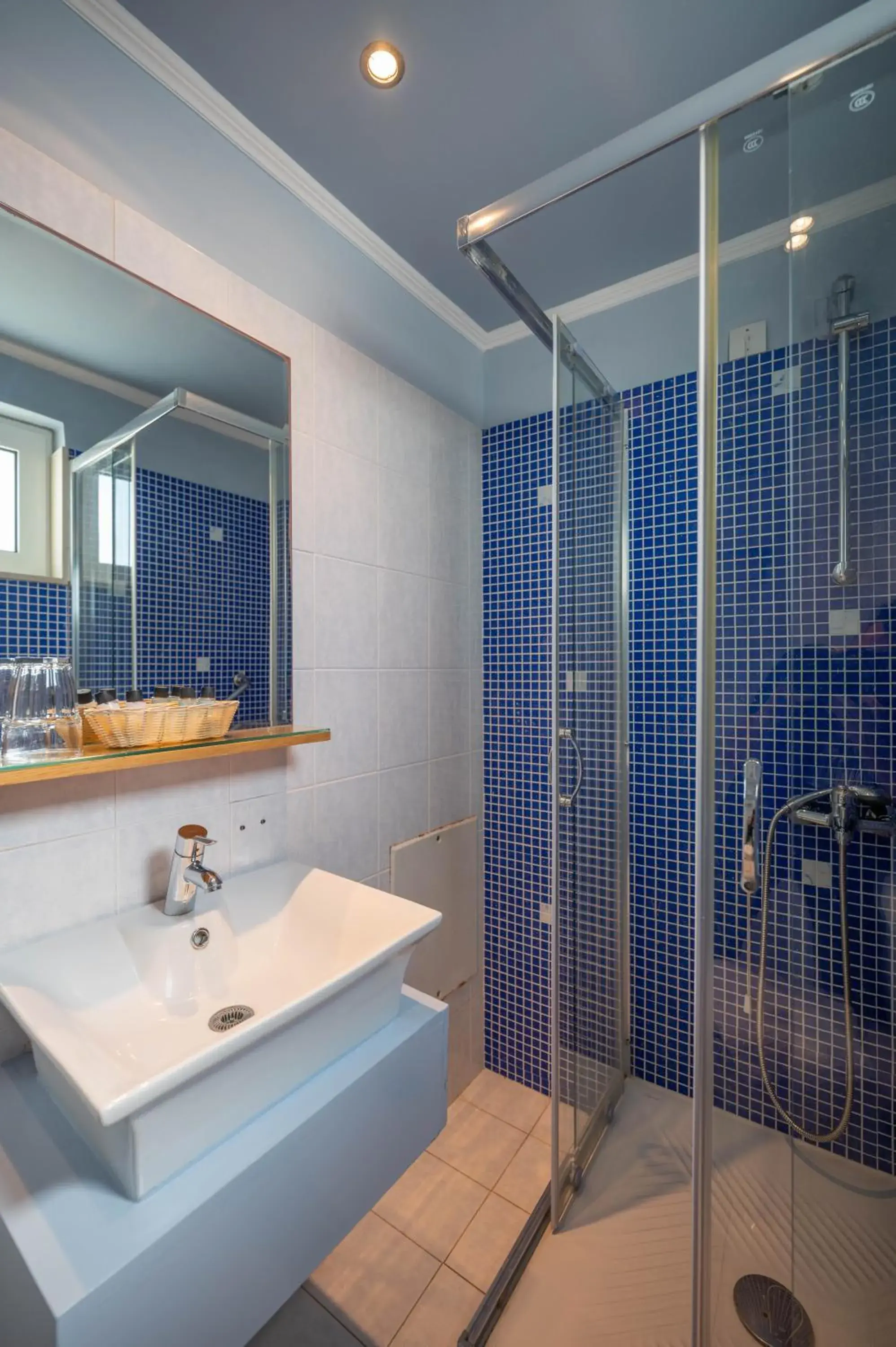 Shower, Bathroom in Kitro Beach Hotel - Adults Only