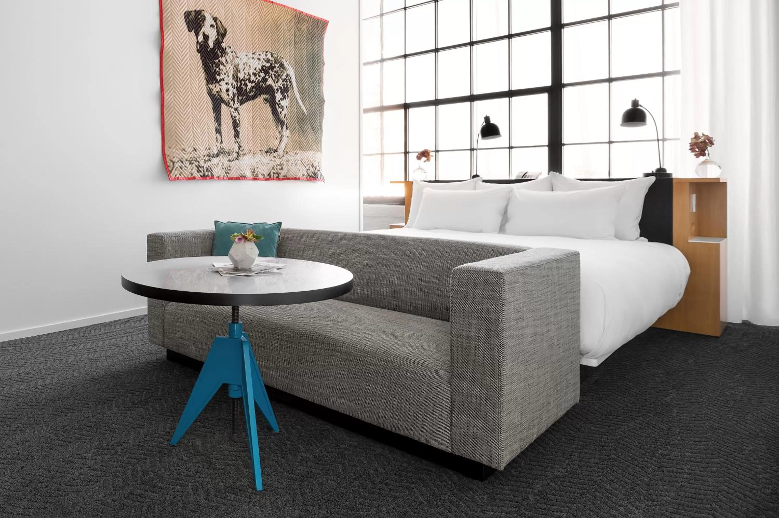 Bedroom, Bed in Fordson Hotel, in the Unbound Collection by Hyatt