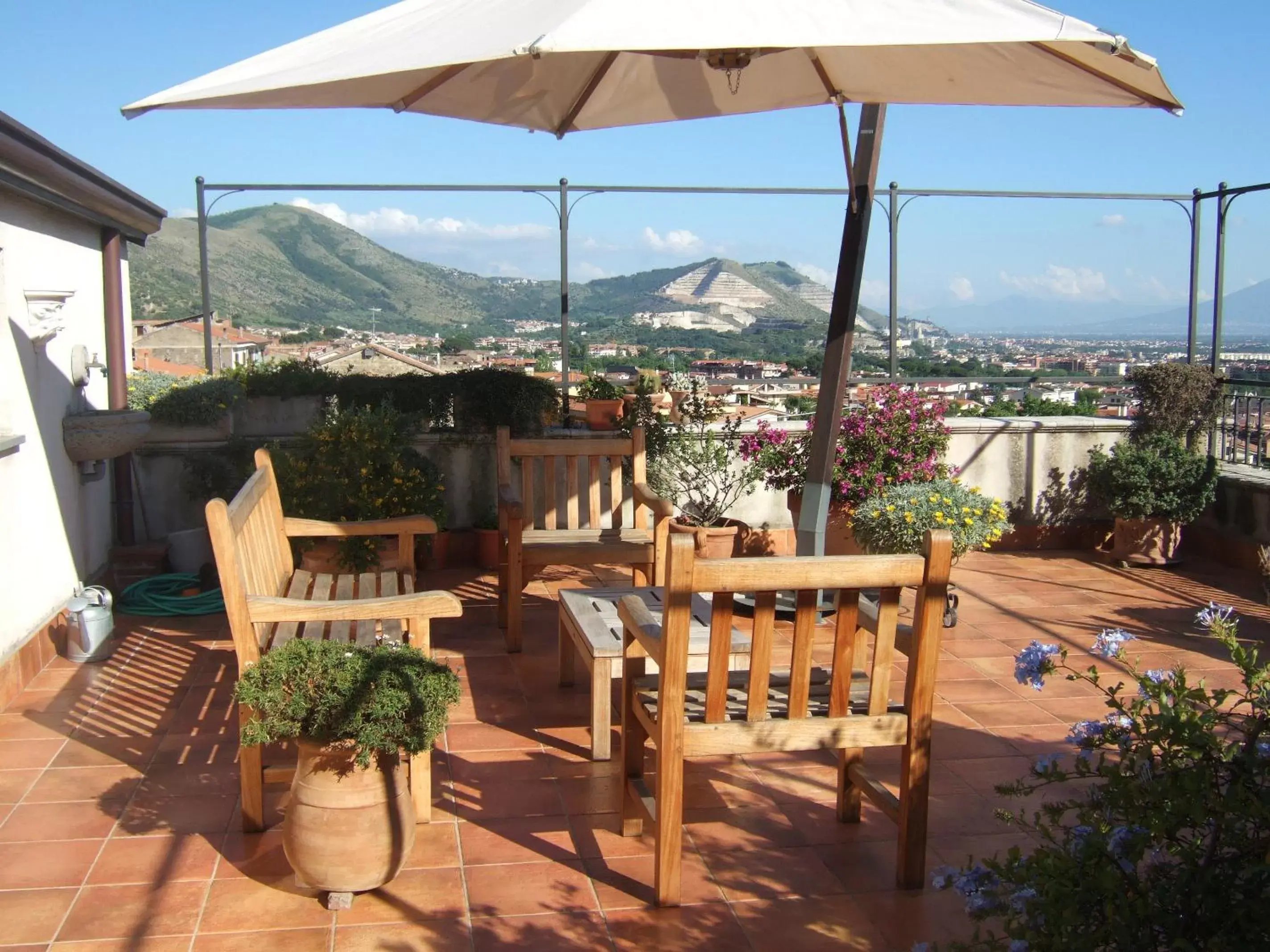 Balcony/Terrace, Restaurant/Places to Eat in B&B MontAlbano