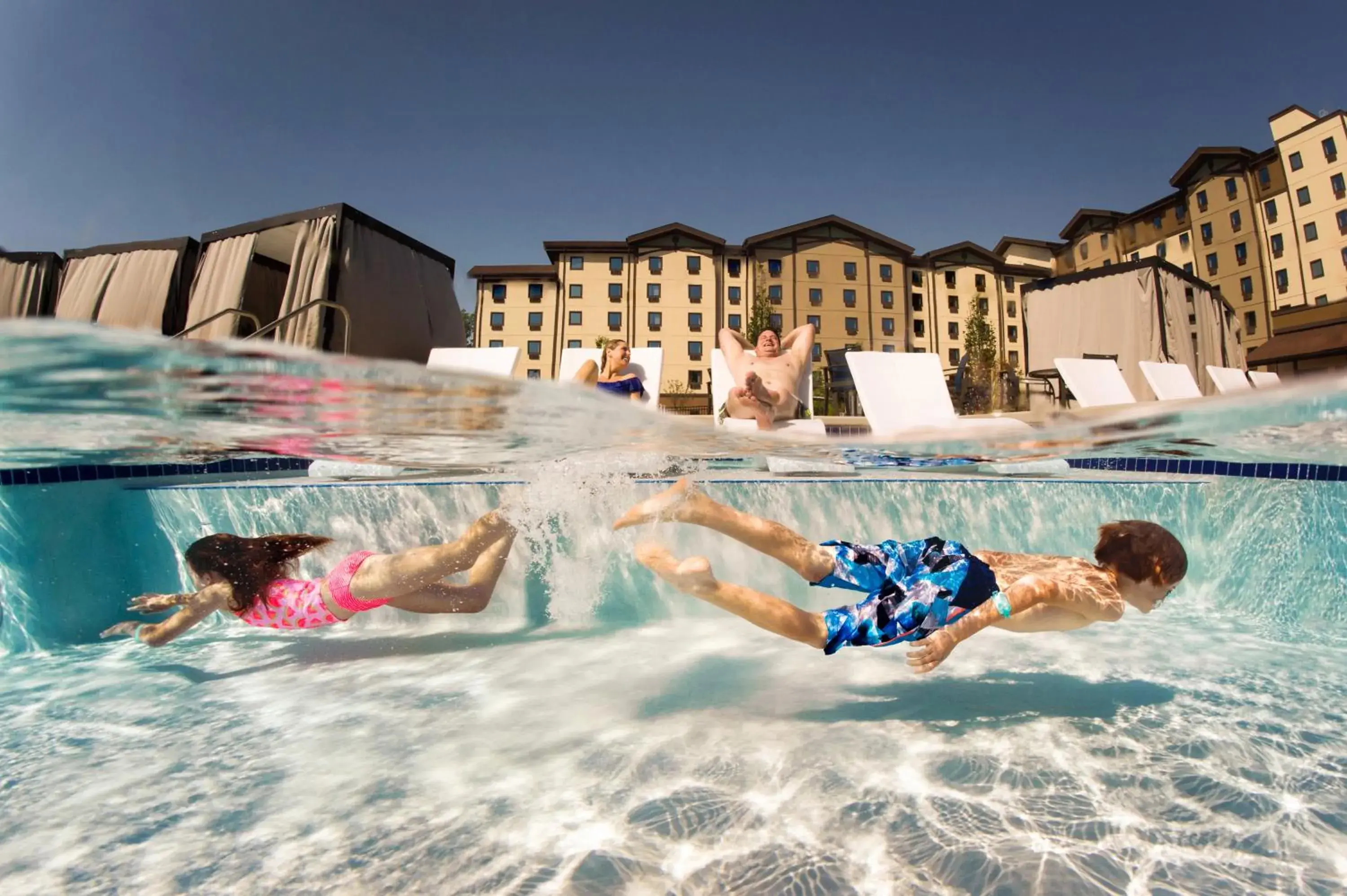 Aqua park, Swimming Pool in Great Wolf Lodge - Cincinatti / Mason OH