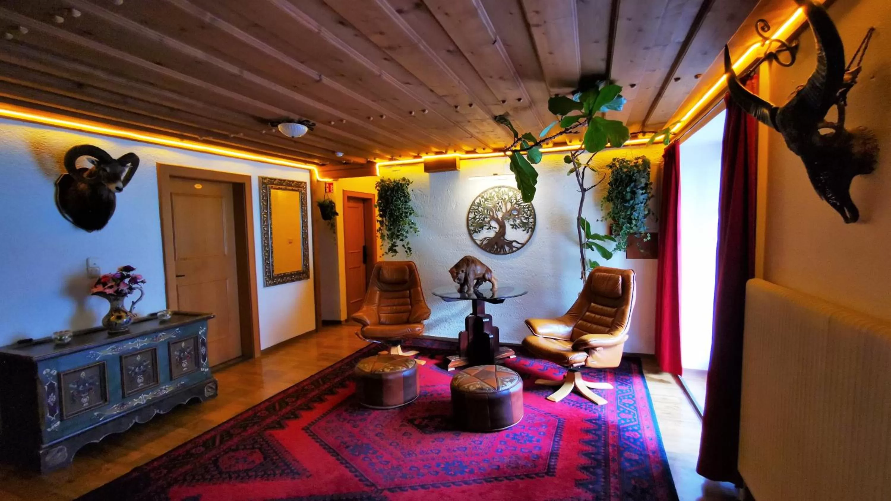 Seating area in Gasthof Geronimo