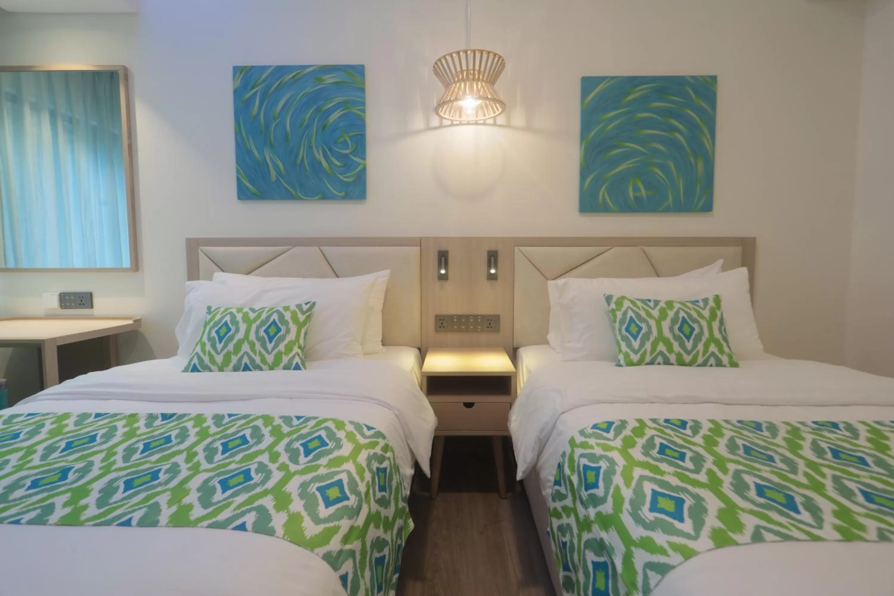 Bed in Lime Resort El Nido