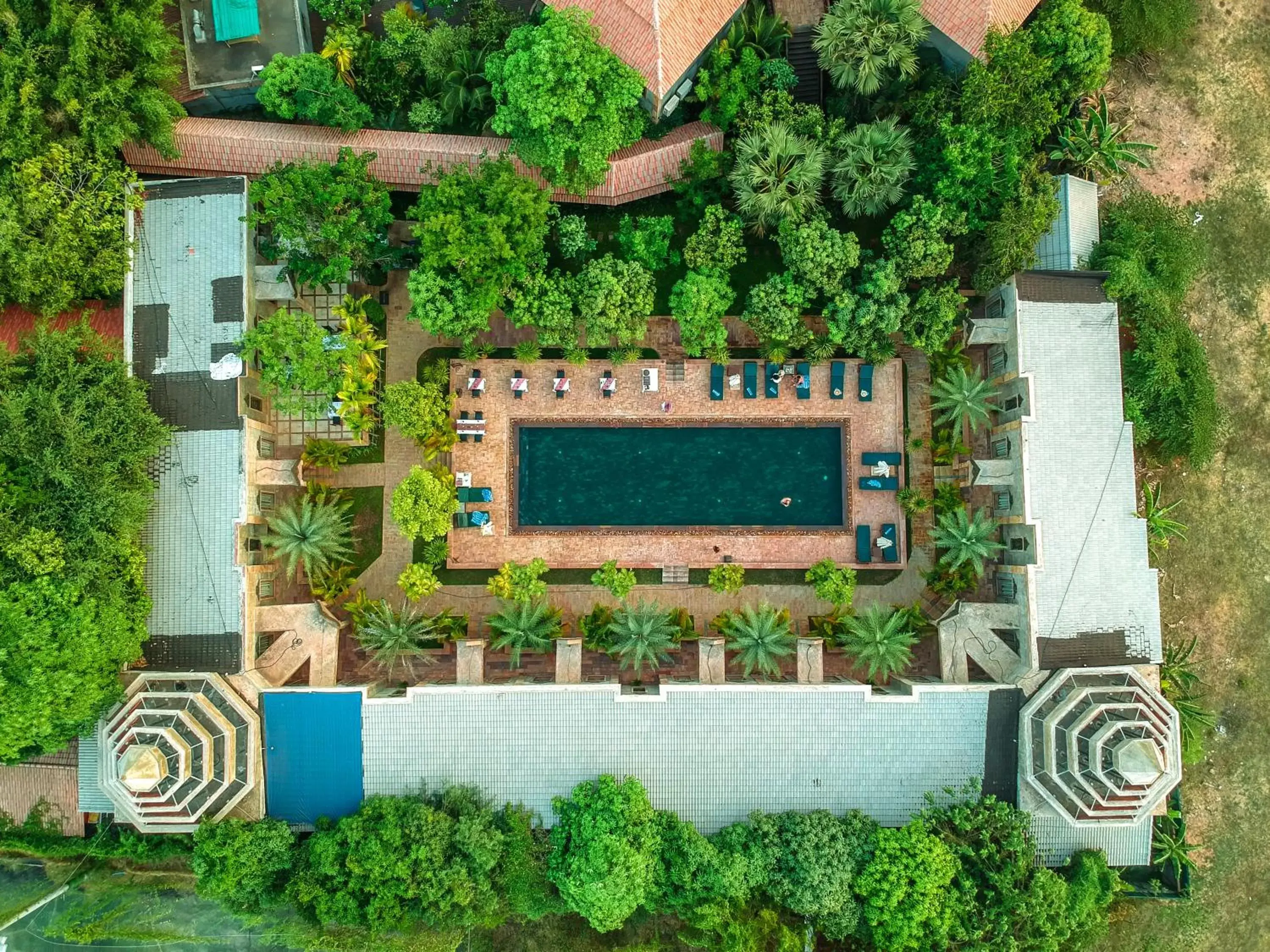 View (from property/room), Bird's-eye View in Model Residence & Spa