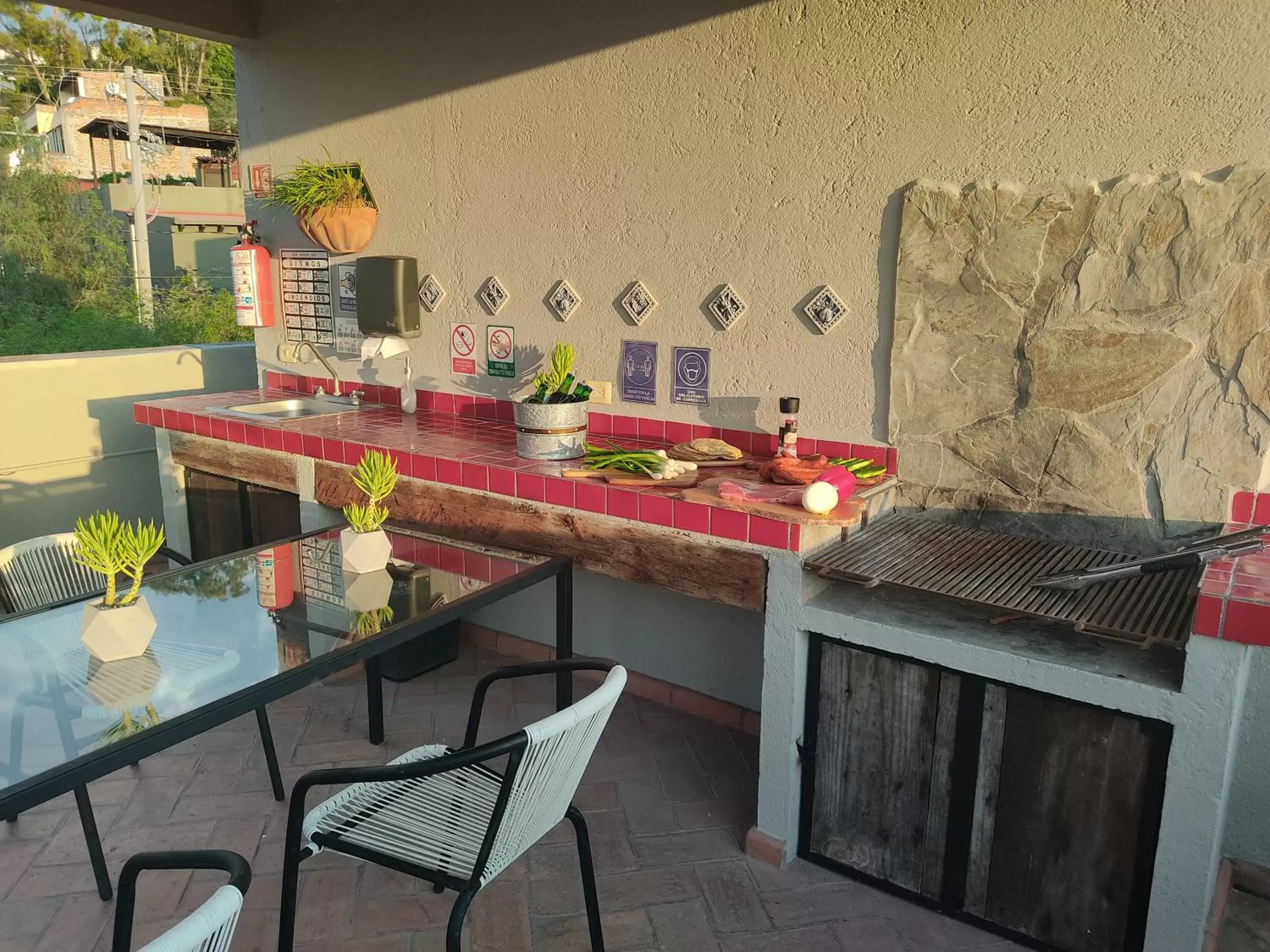 Food and drinks in Casa Goyri San Miguel de Allende