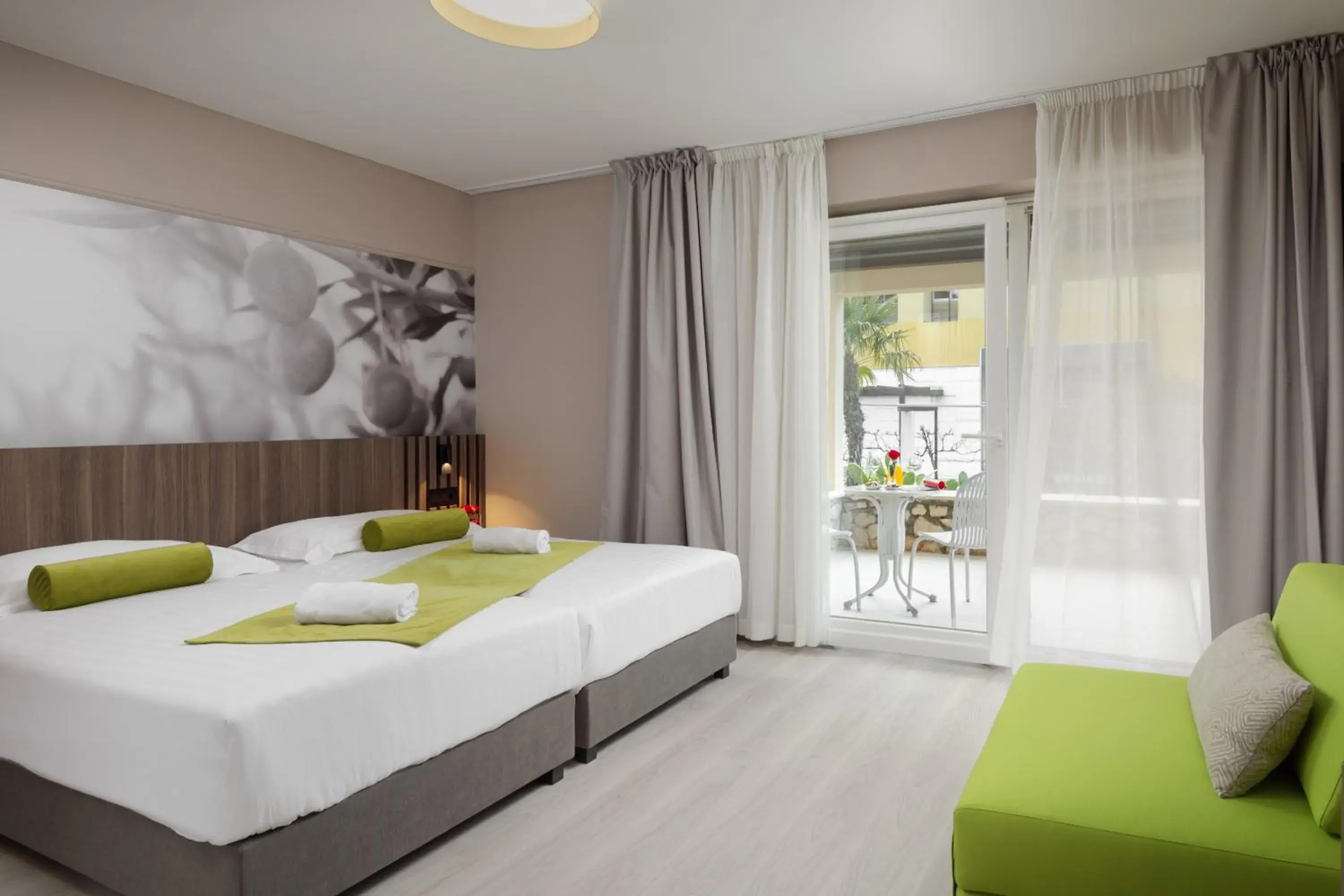 Bedroom, Bed in Residence Sol Garden Istra for Plava Laguna