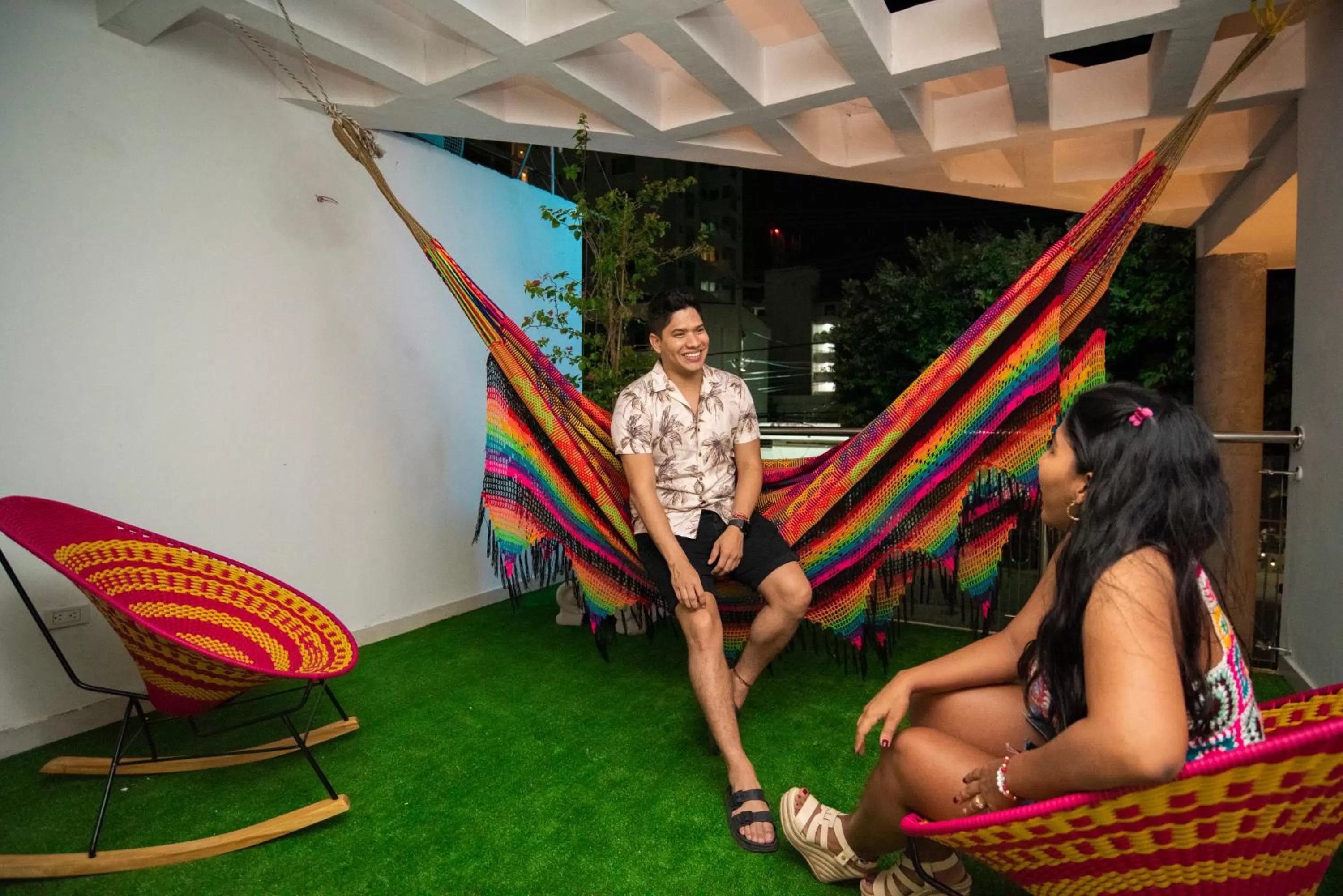 Balcony/Terrace in Hotel Boutique Casa chunuu Santa Marta
