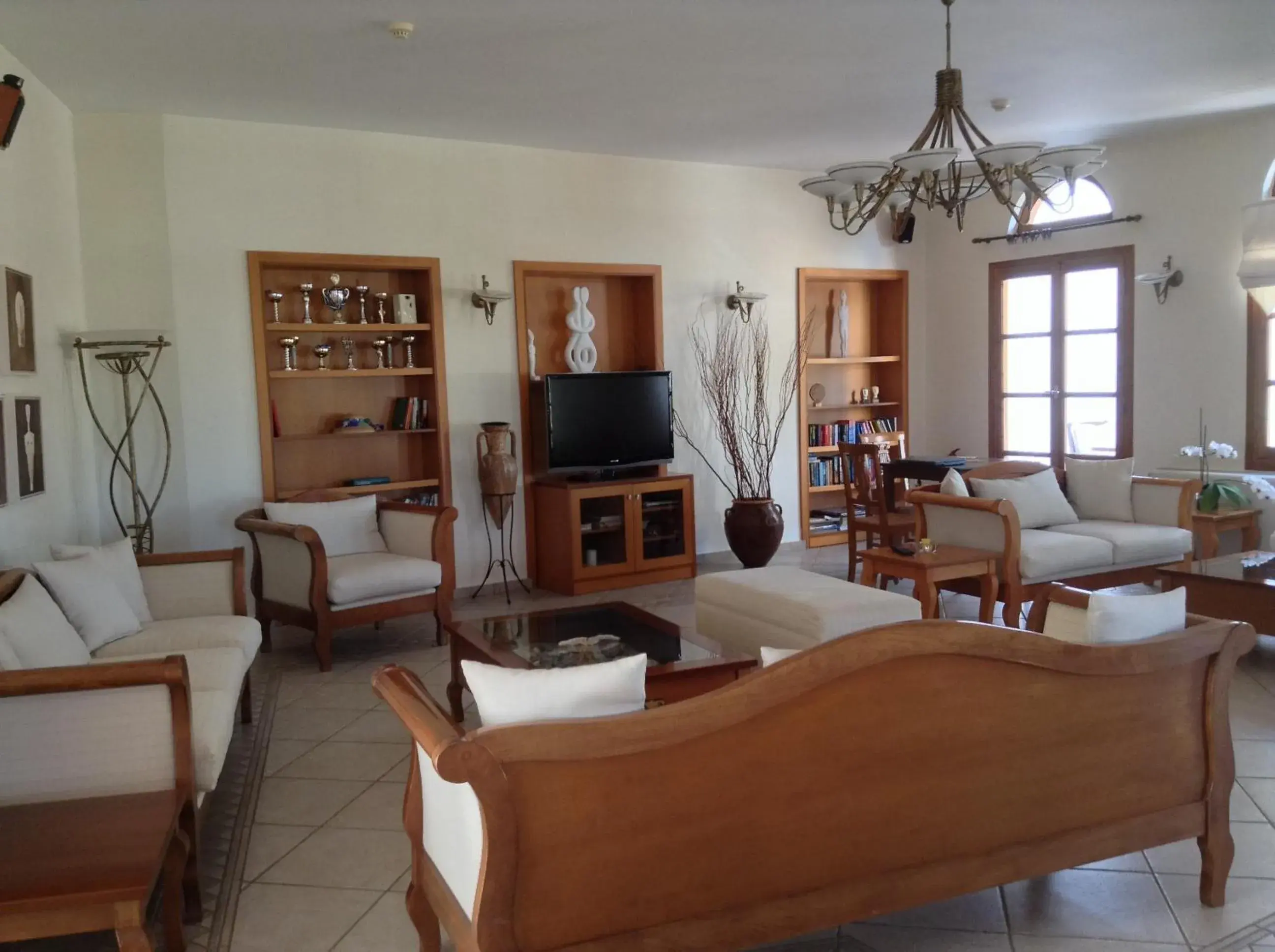 Communal lounge/ TV room, Seating Area in Astir Of Naxos